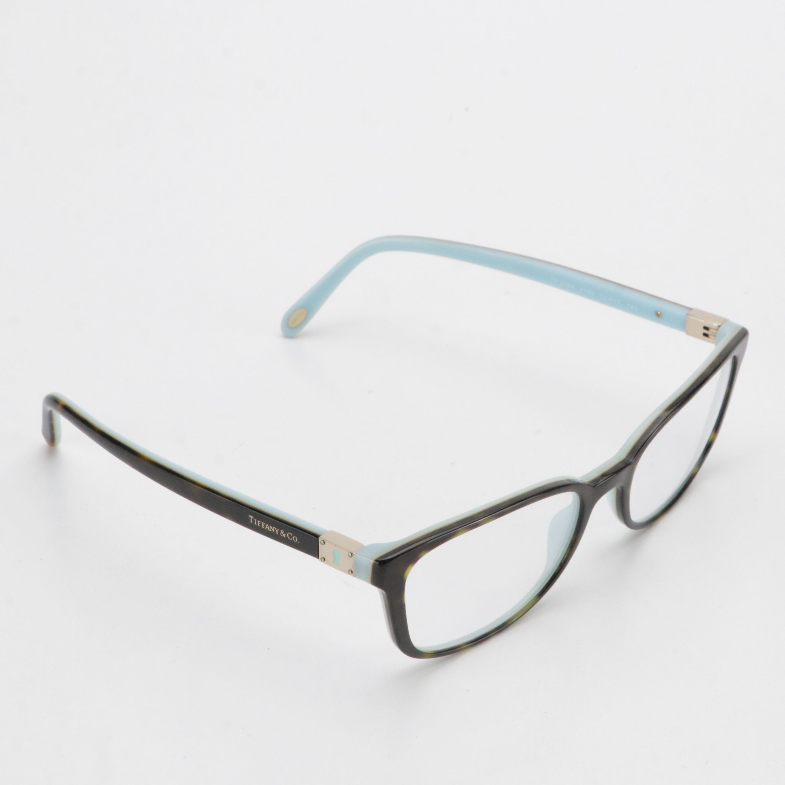 Tiffany & Co. TF2094 Brown Havana & Tiffany Blue Prescription Eyeglasses W/ Case