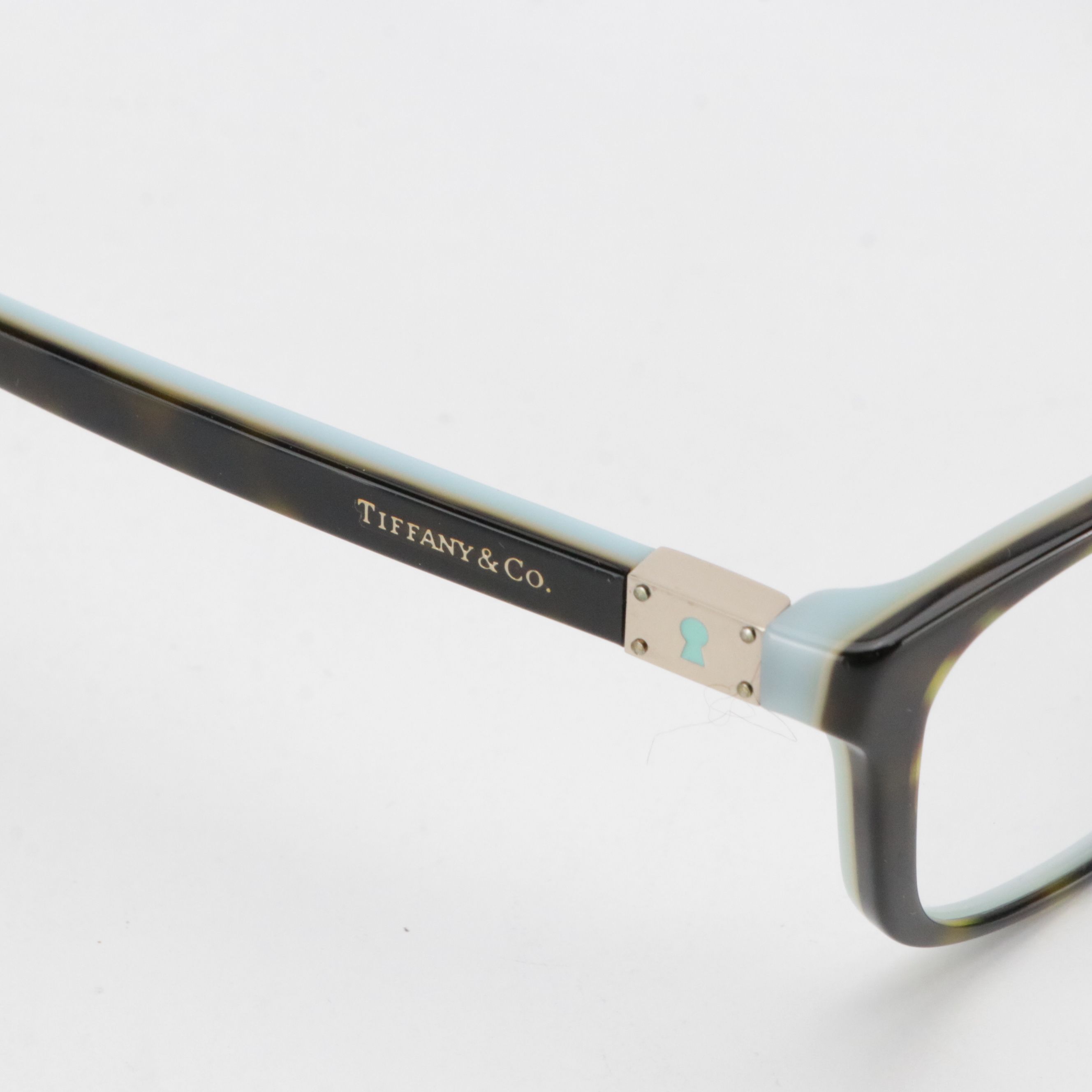 Tiffany & Co. TF2094 Brown Havana & Tiffany Blue Prescription Eyeglasses W/ Case