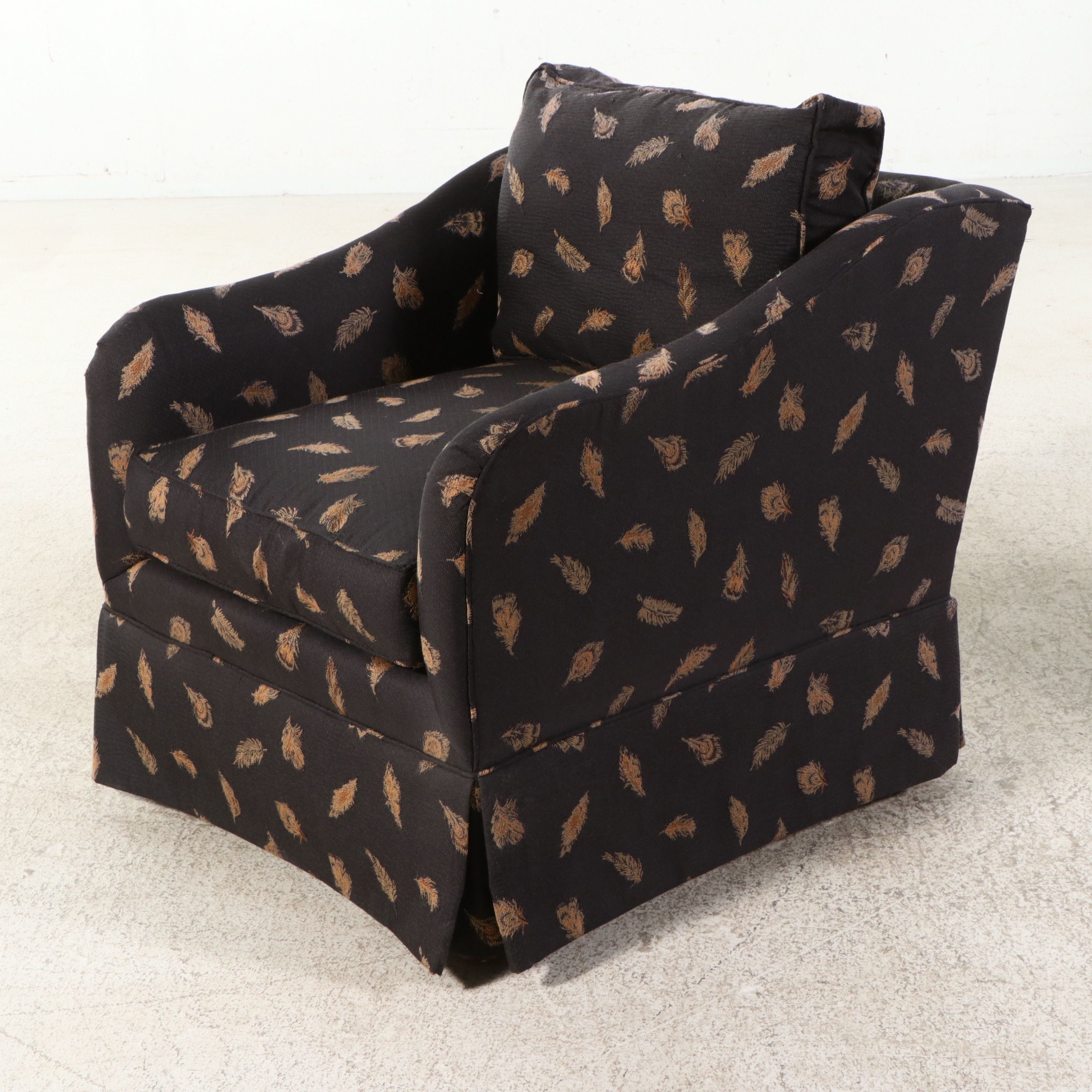 Pair of Lexington Home Brands Upholstered Club Chairs