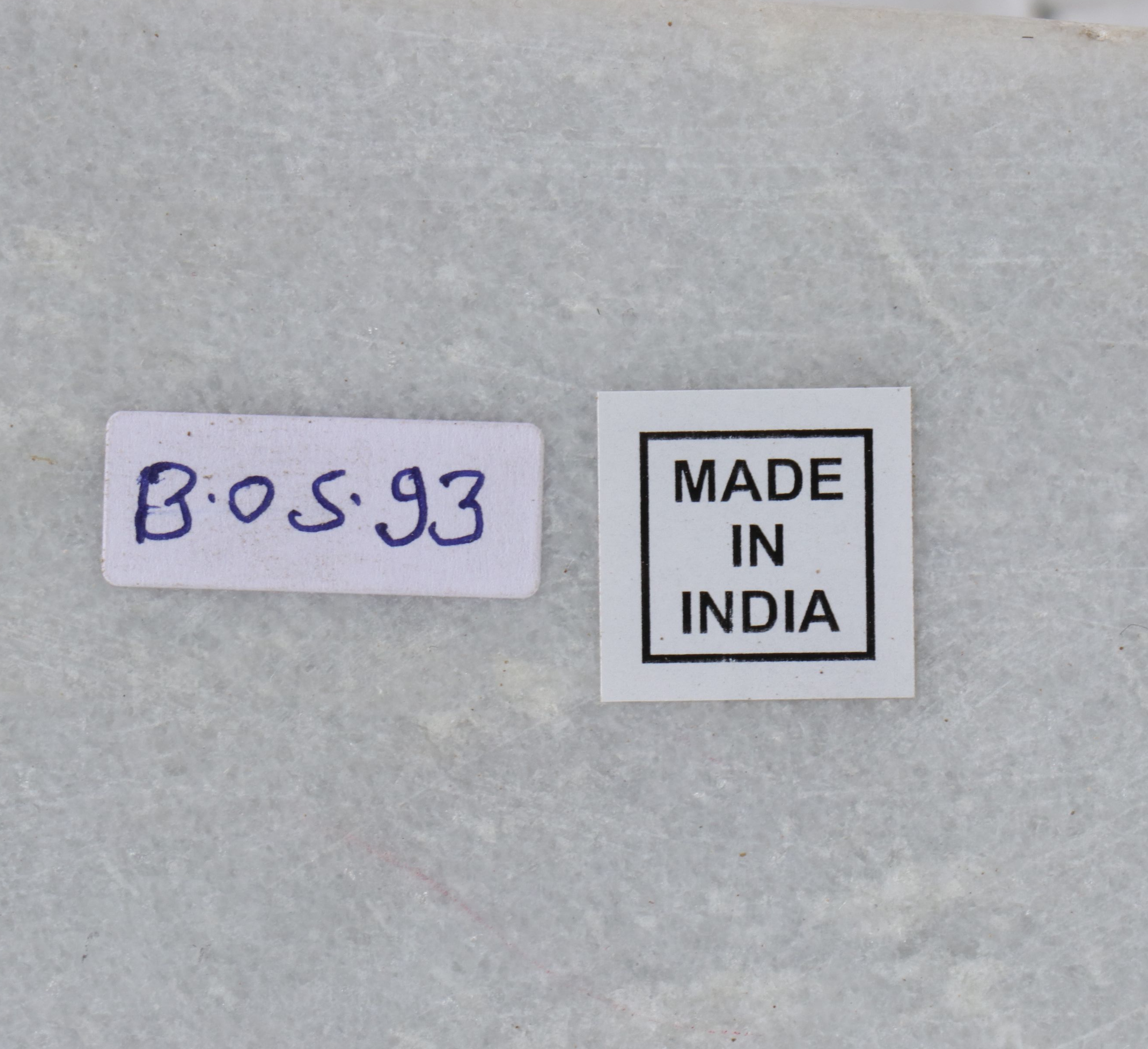 Indian Carved Marble Rococo Inspired Sink