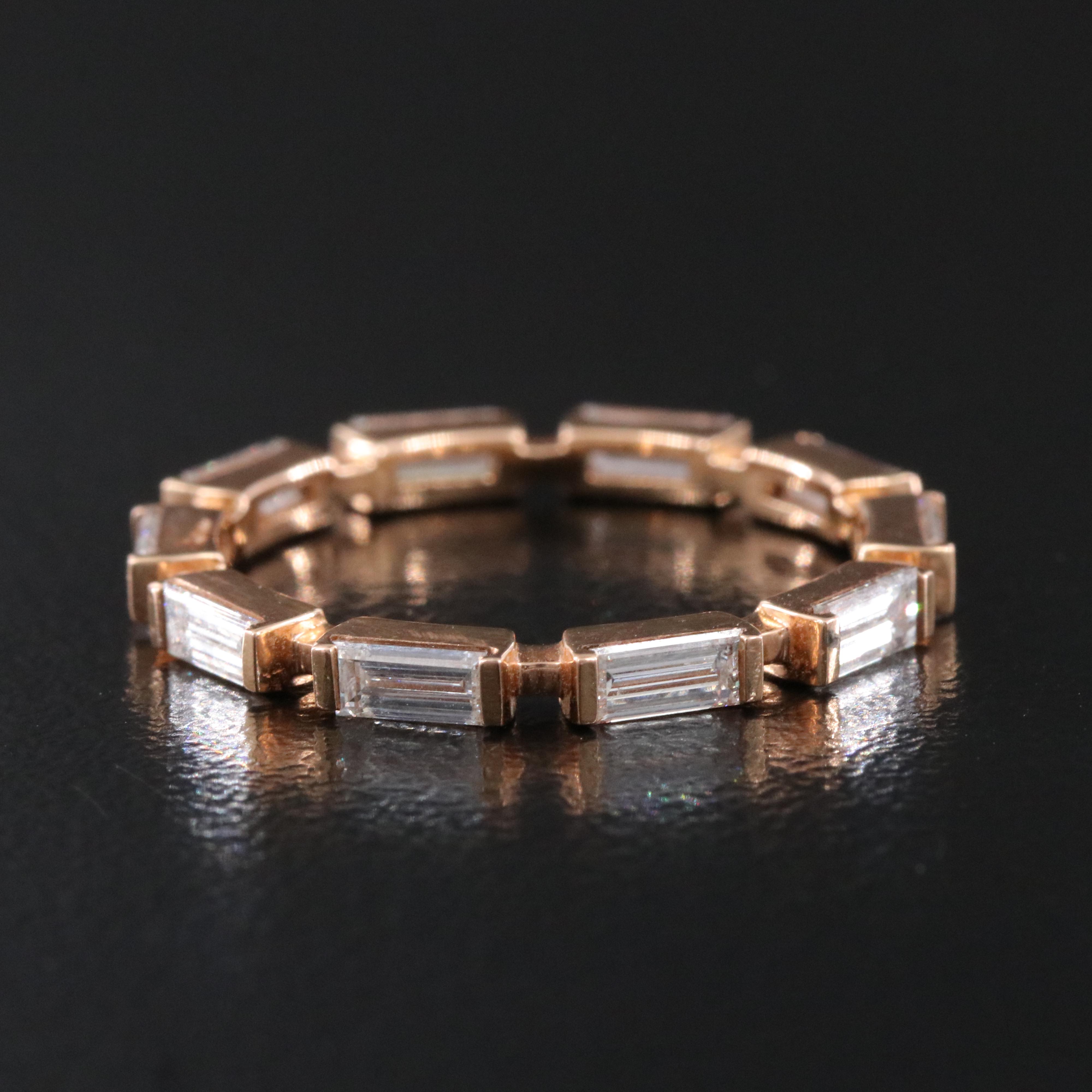 18K Penny Preville 1.29 CTW Diamond Rose Gold Eternity Band