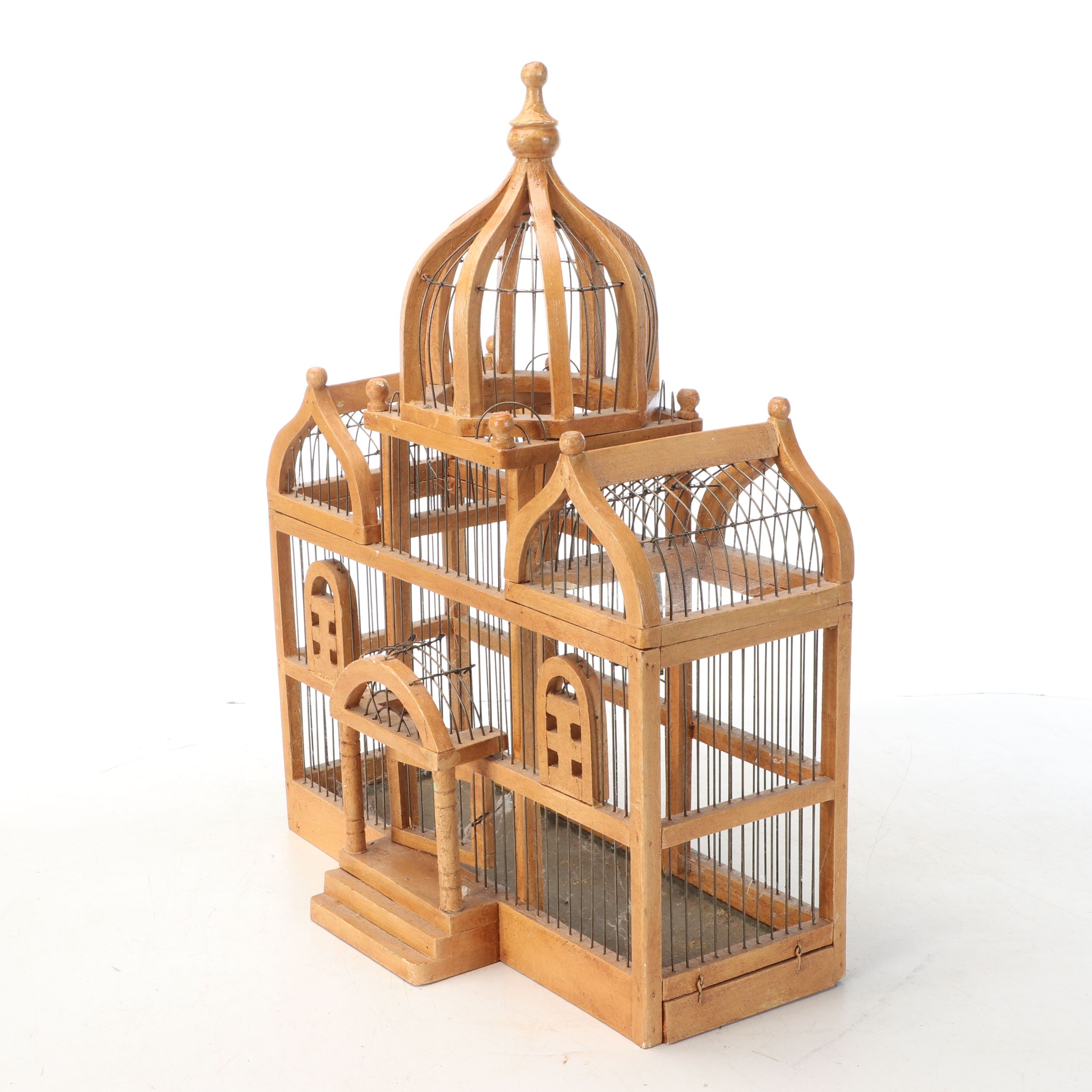 Victorian Gothic Revival Style Birdcage
