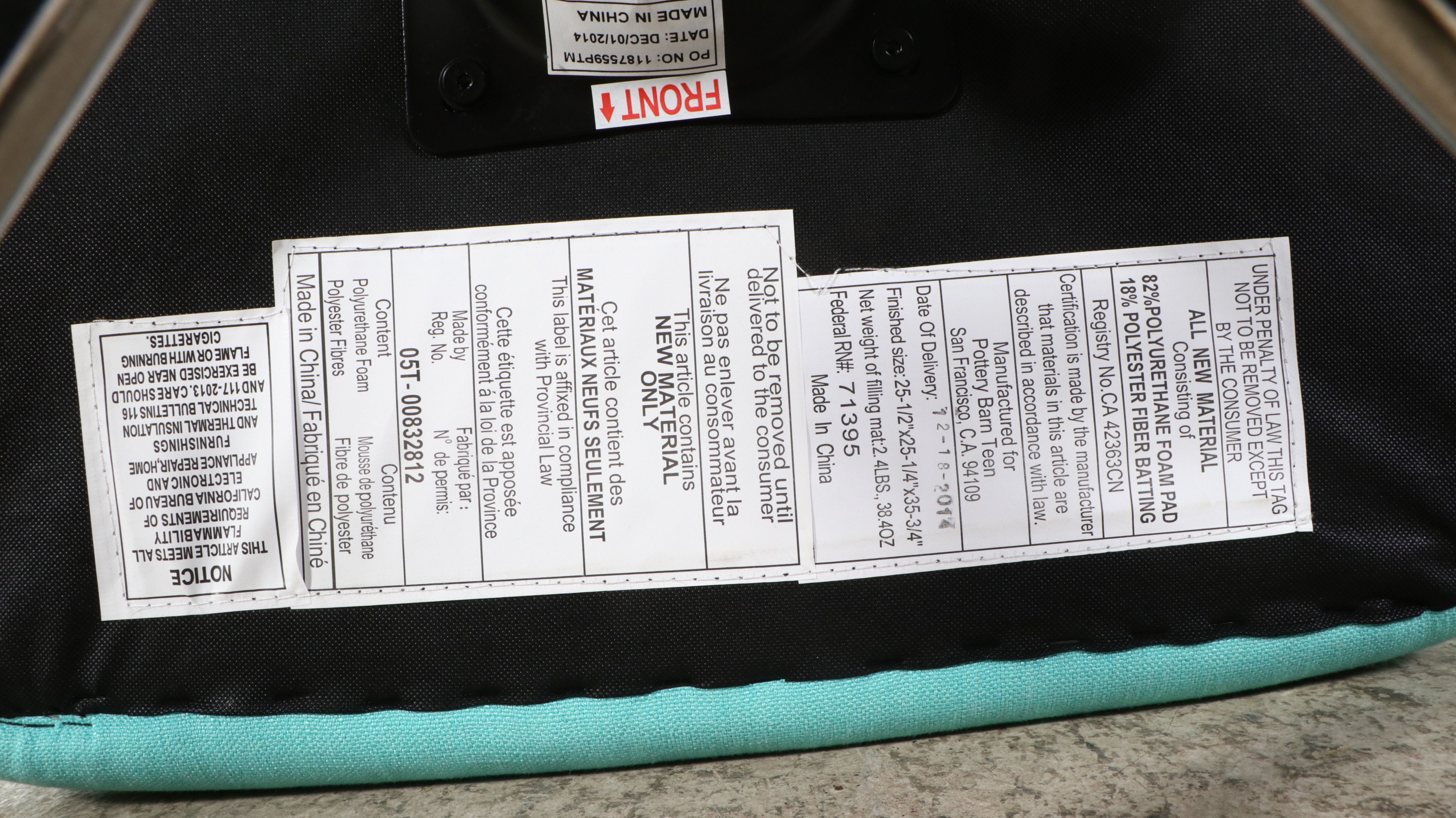 Pottery Barn Teen Tufted Swivel Desk Chair