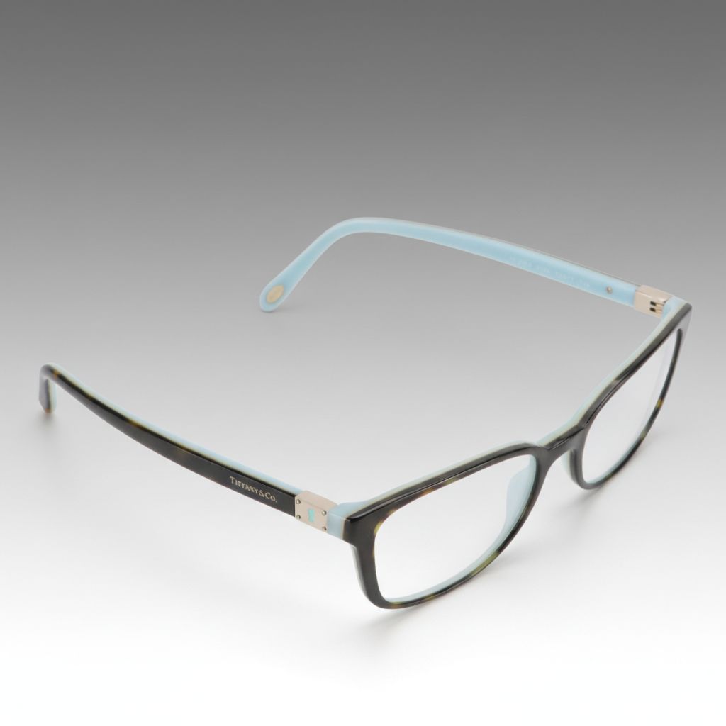 Tiffany & Co. TF2094 Brown Havana & Tiffany Blue Prescription Eyeglasses W/ Case