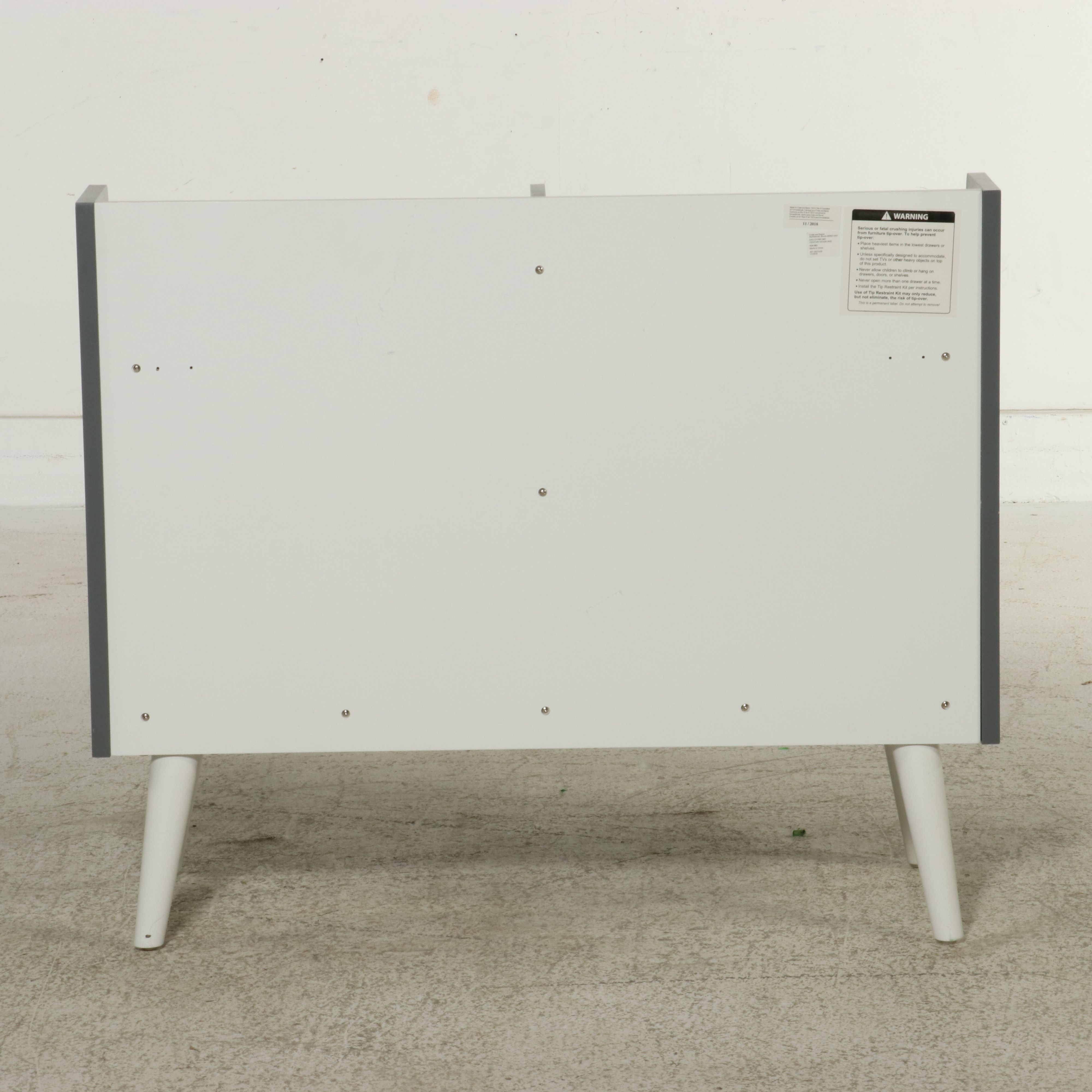 Contemporary Mid Century Modern Style Two-Tier Children’s Bookcase