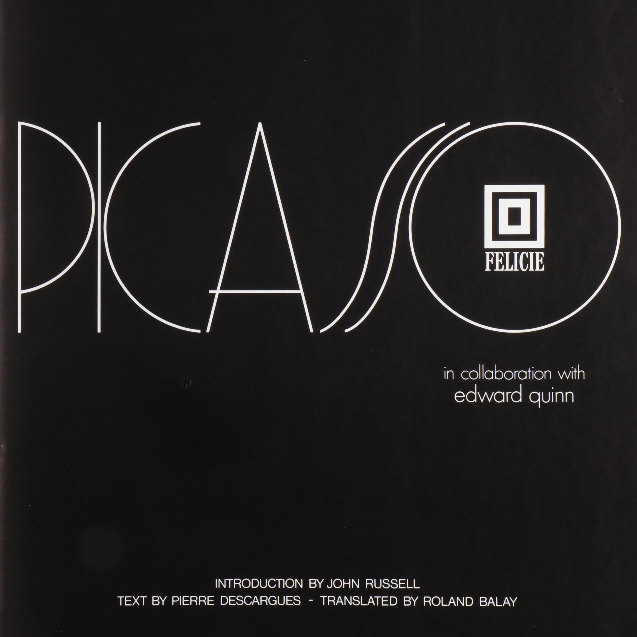 First Edition "Picasso" by Pierre Descargues, 1974