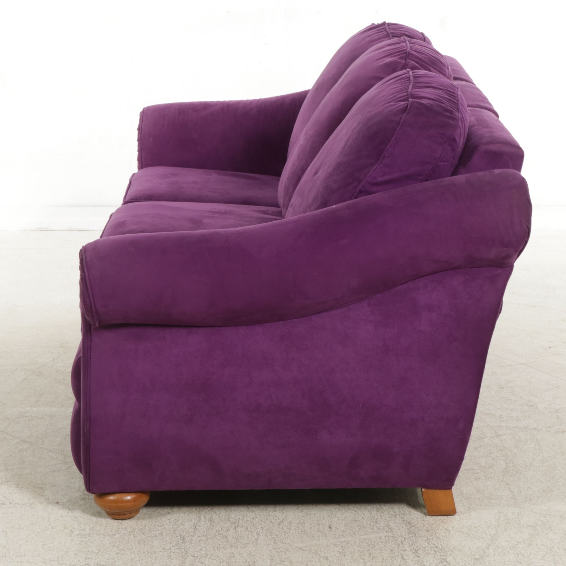 Bradington-Young Hollywood Regency Style Upholstered Recliner Sofa, 21st Century