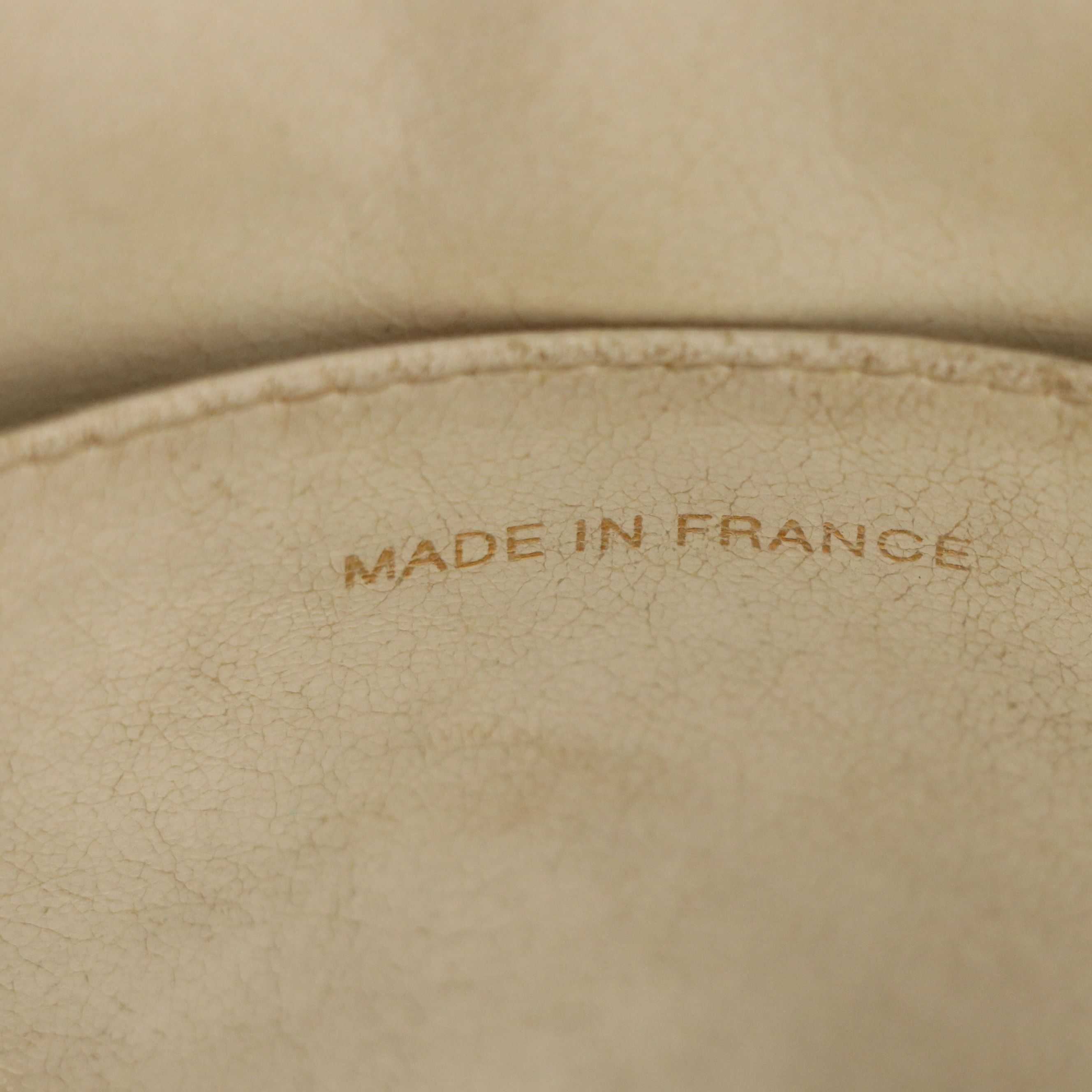 Chanel Medallion Zip Tote Bag in White Quilted Caviar Leather