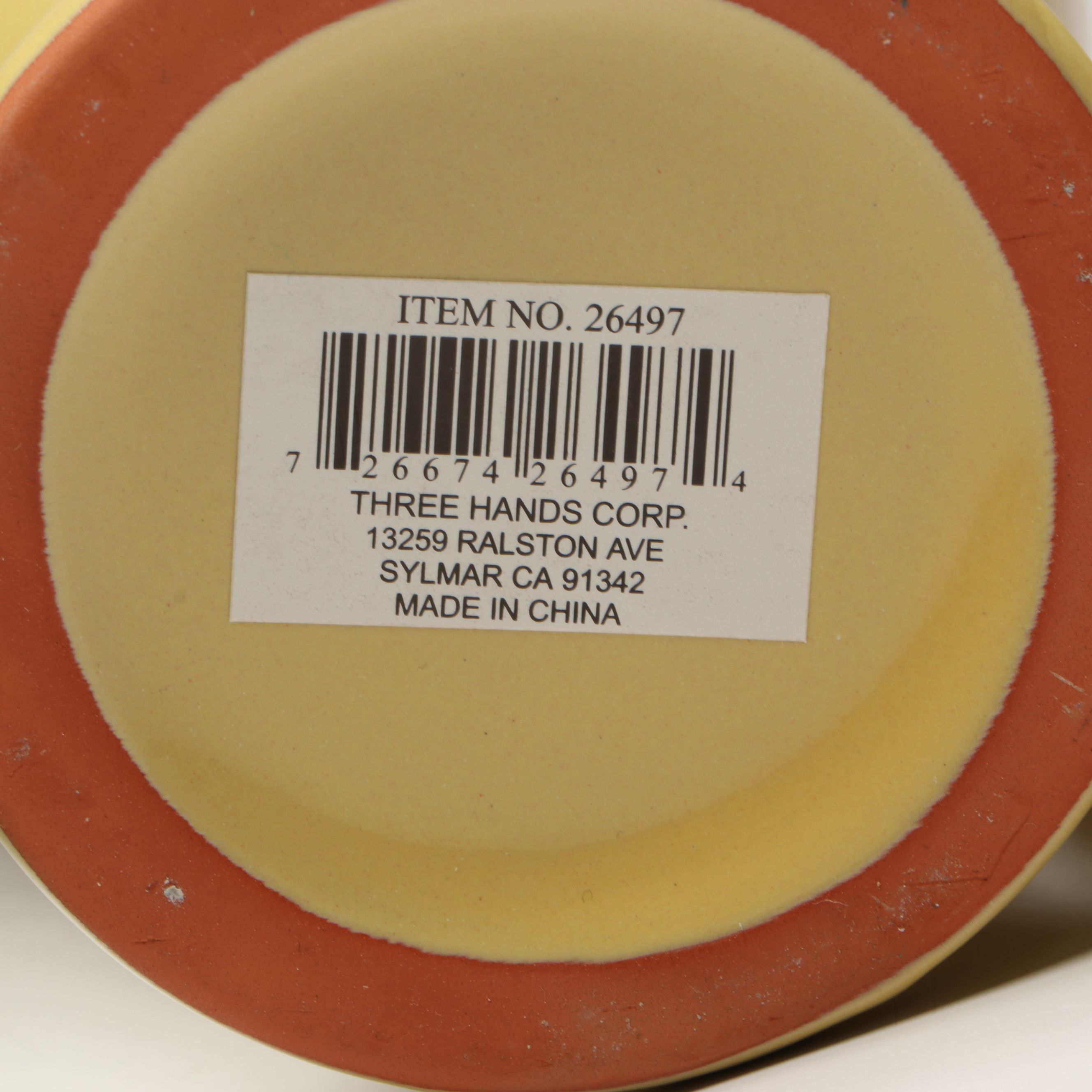 Three Hands Corp. Fleur-de-lis Ceramic Lidded Urns and Metal Umbrella Holder