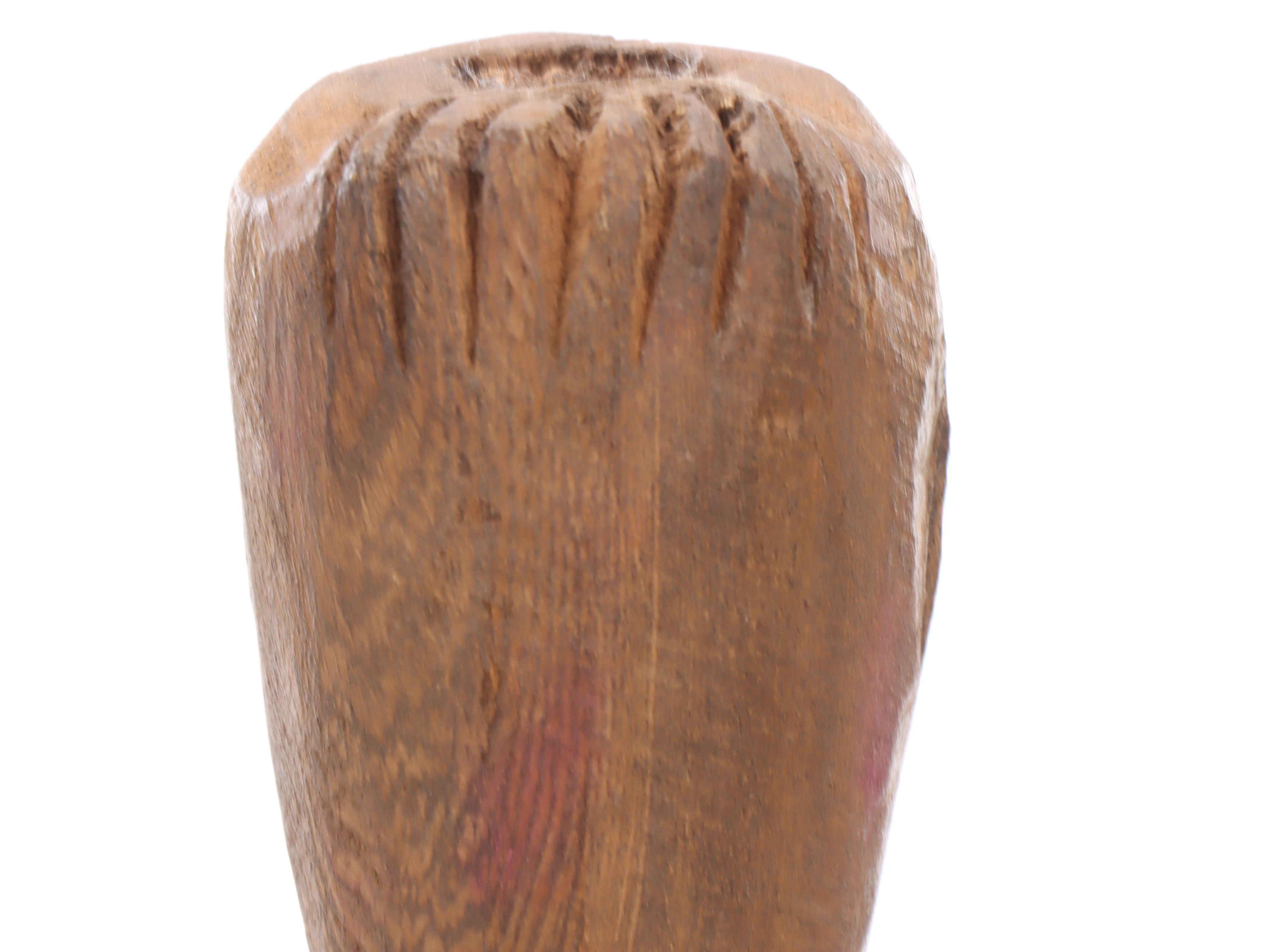 Papua New Guinea Cowrie Shell Necklace with Other Mounted Wood Carving