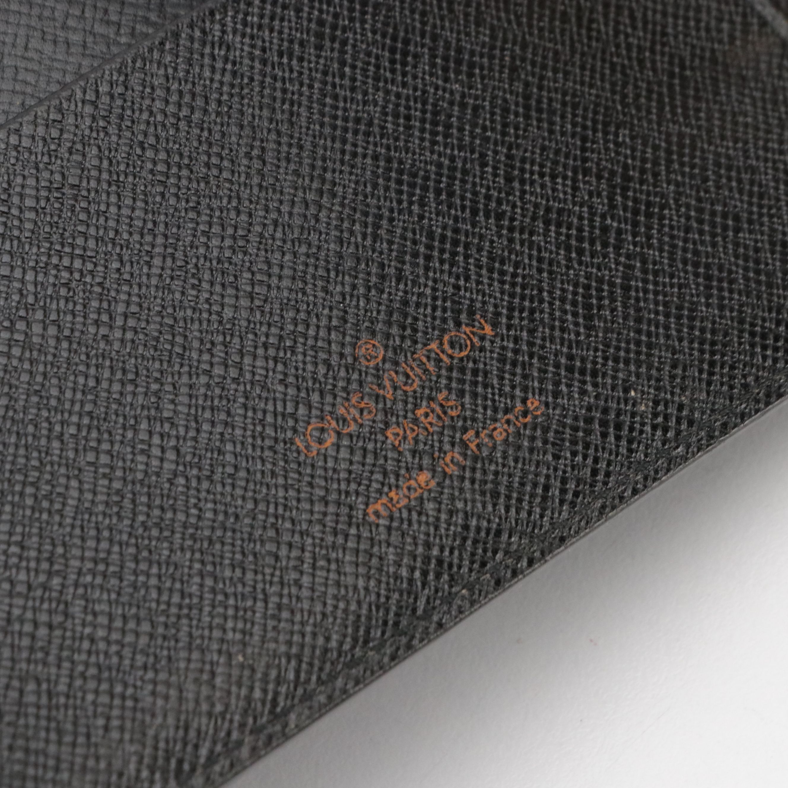 Louis Vuitton Medium Six-Ring Agenda Cover in Black Epi Leather