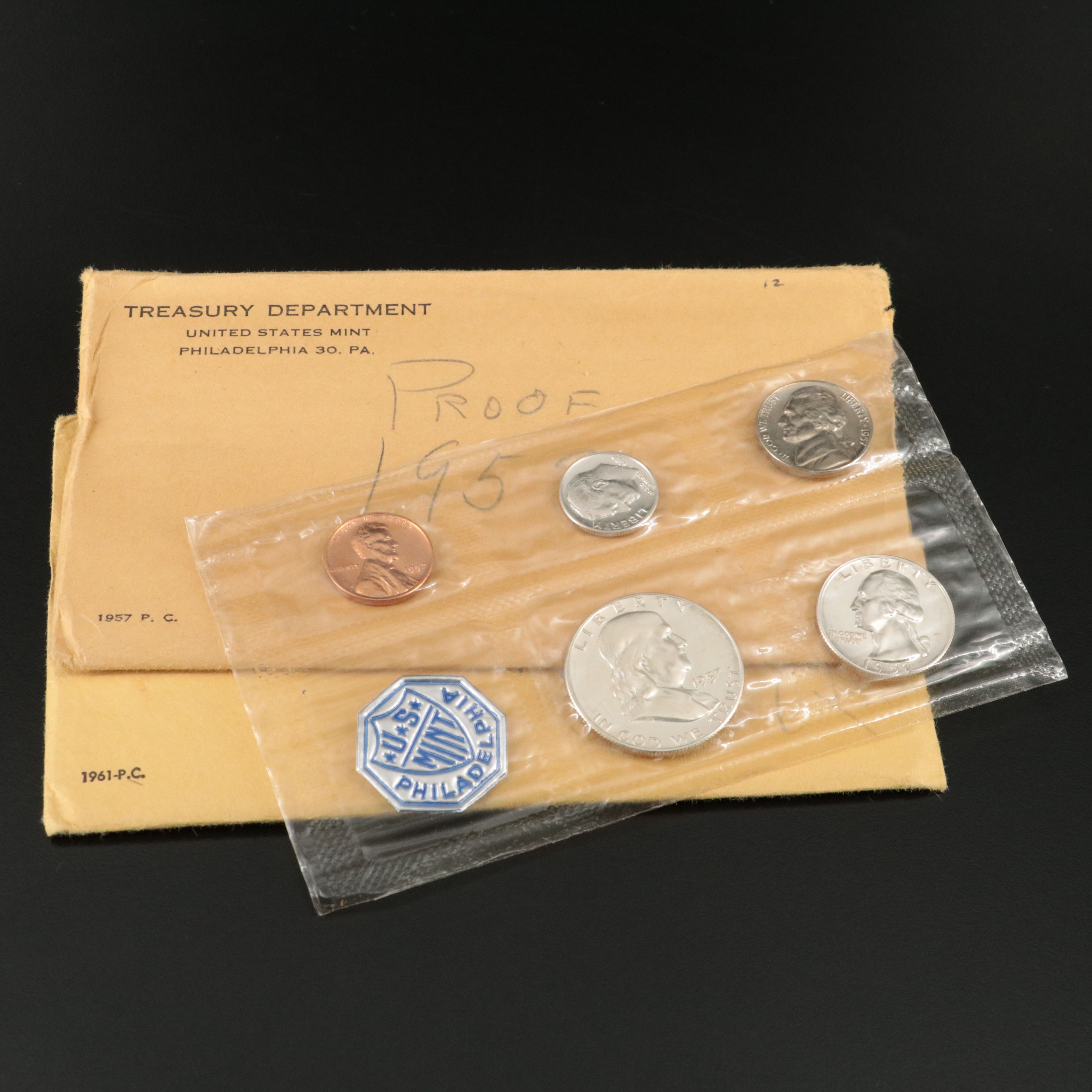 Two Classic U.S. Silver Proof Sets 1957 and 1961