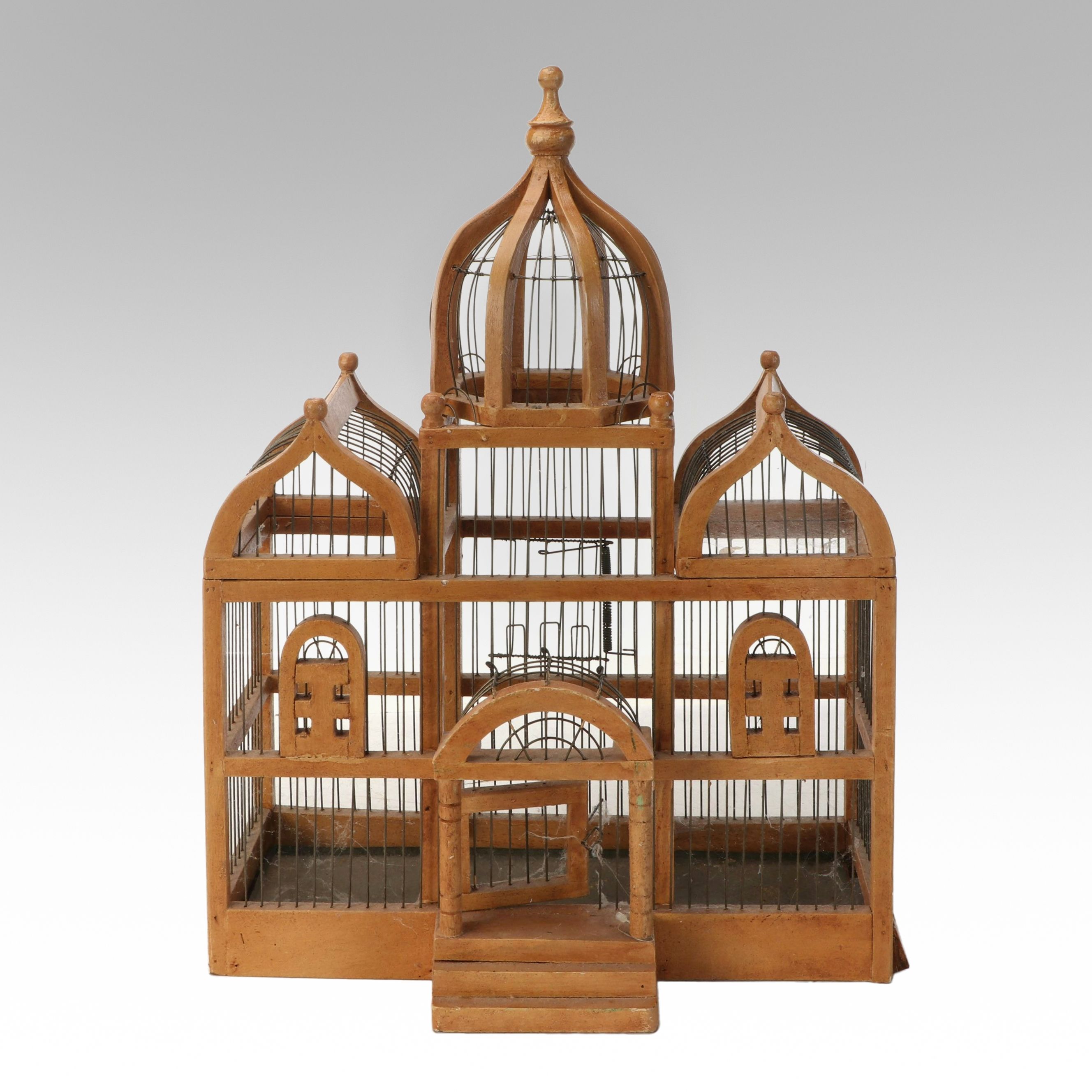 Victorian Gothic Revival Style Birdcage