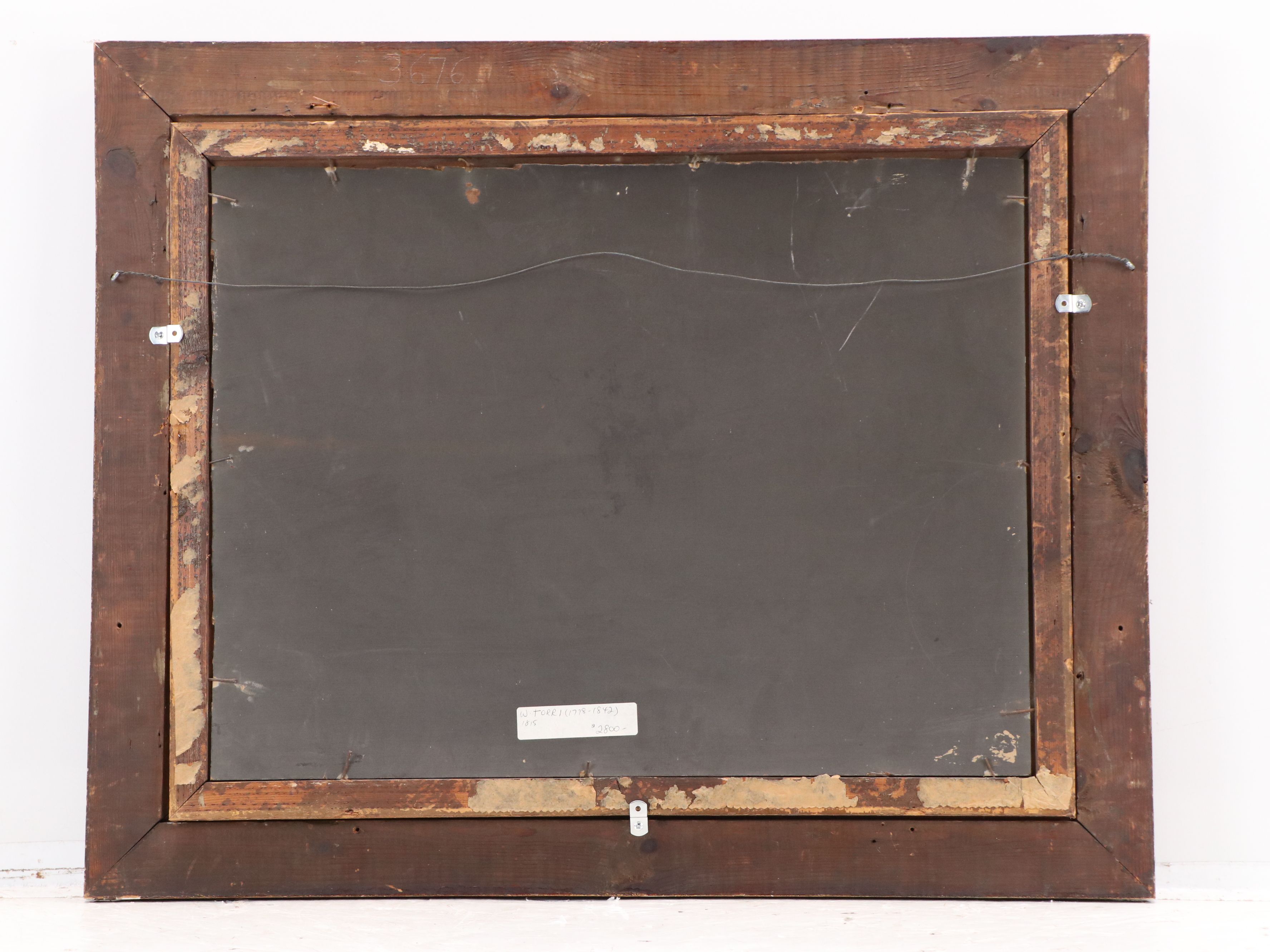 W. Torr Still Life with Fish Oil Painting, 19th Century