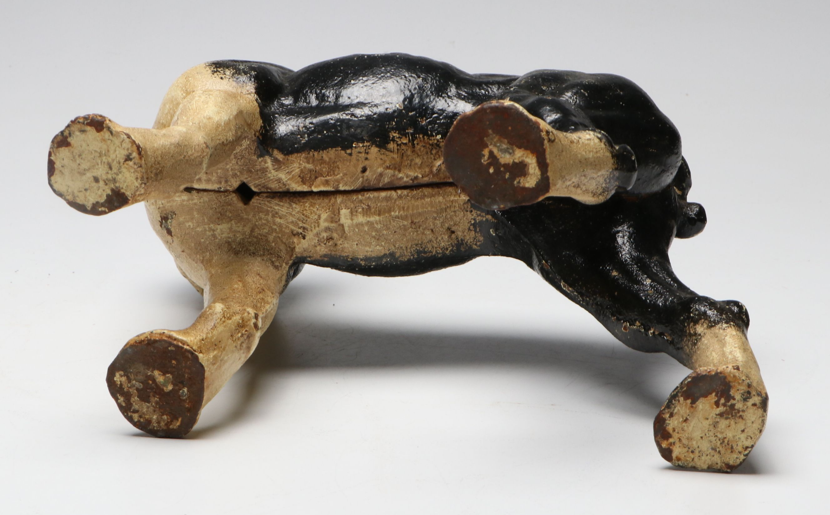 Hubley Style Cast Iron Boston Terrier Coin Bank