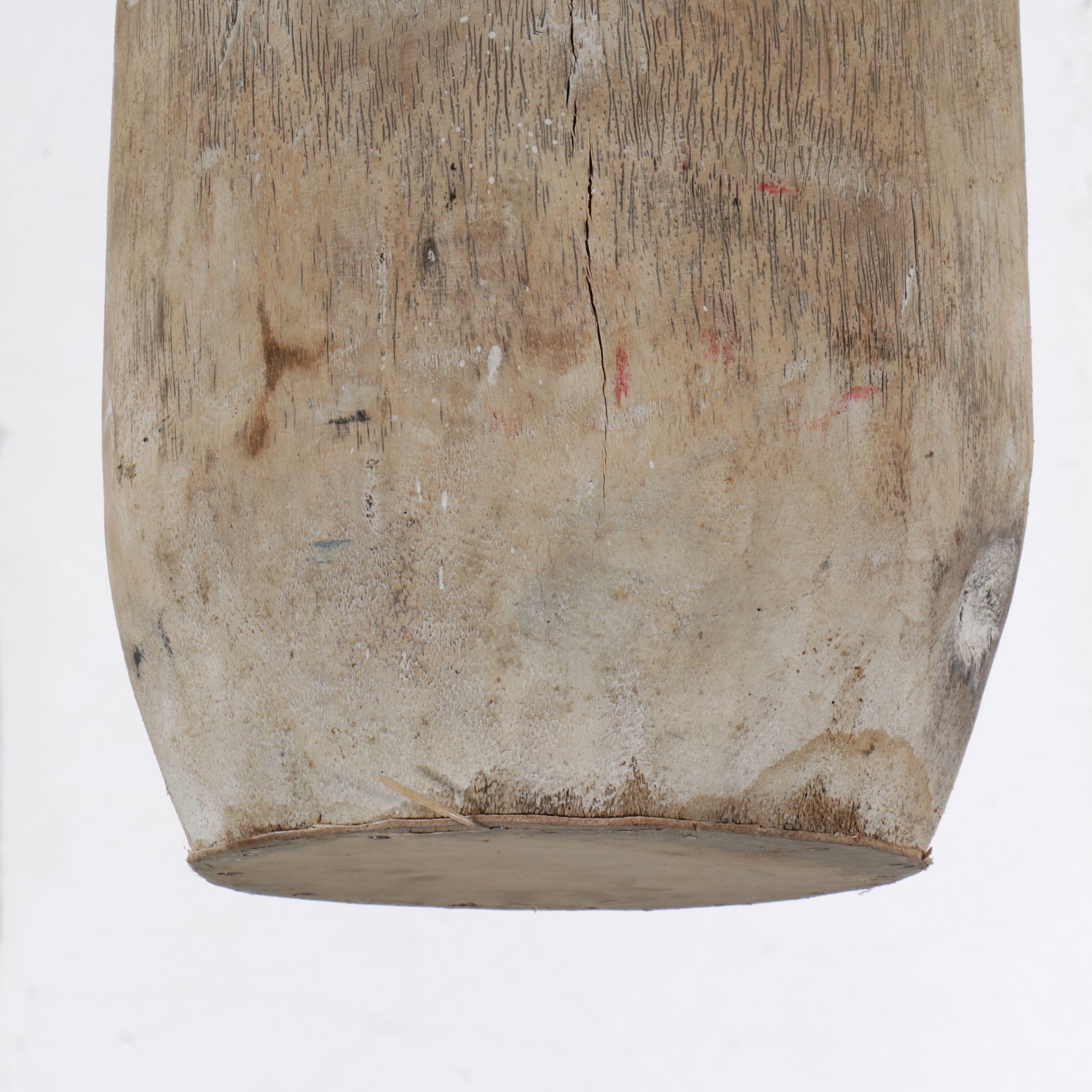 Balinese Hand-Carved Palm Trunk Tall Vase