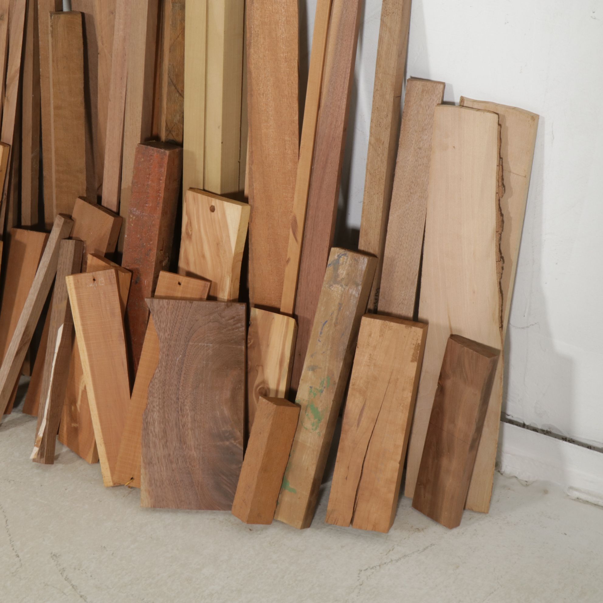 Walnut, Maple, Mahogany and Other Salvaged Wood