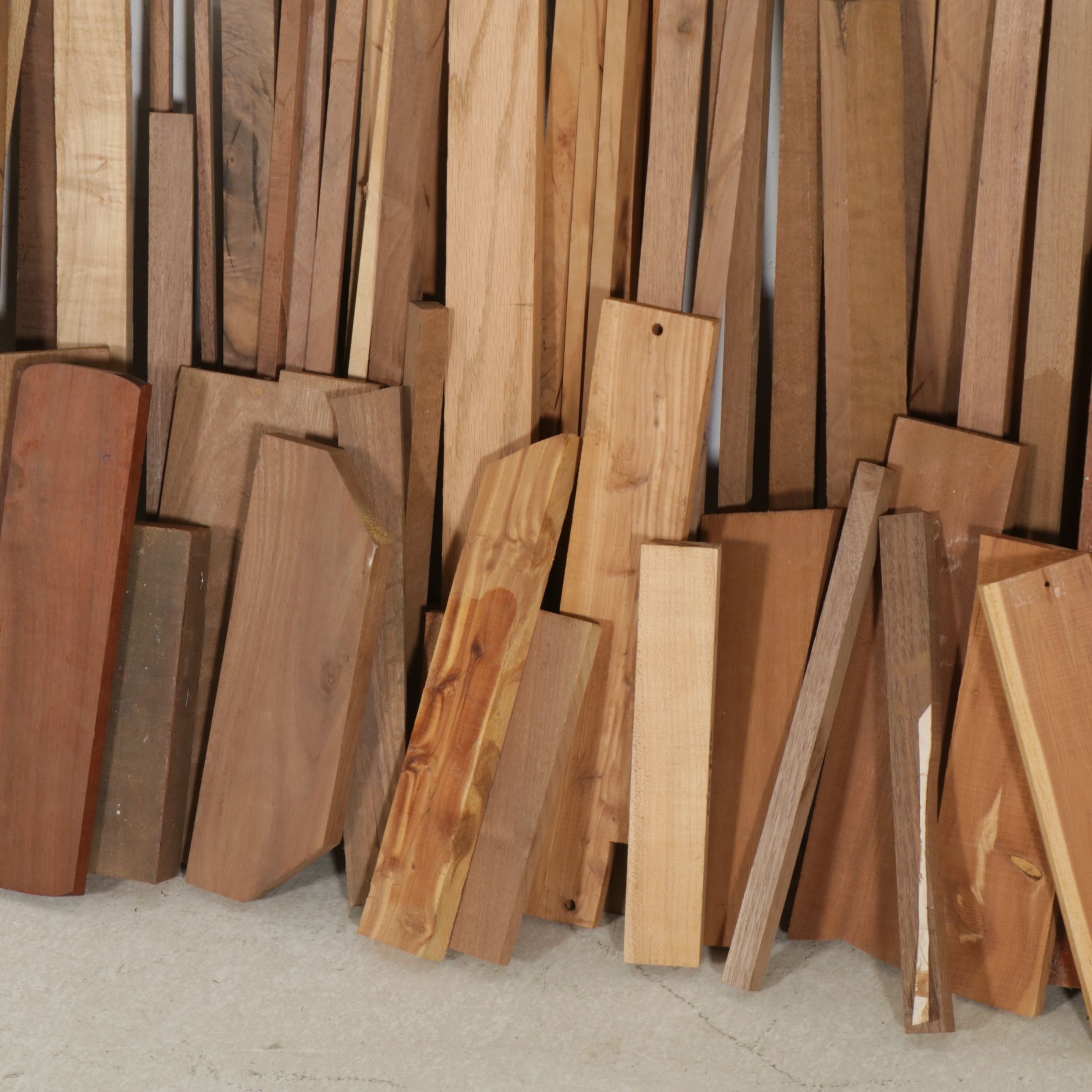 Walnut, Maple, Mahogany and Other Salvaged Wood