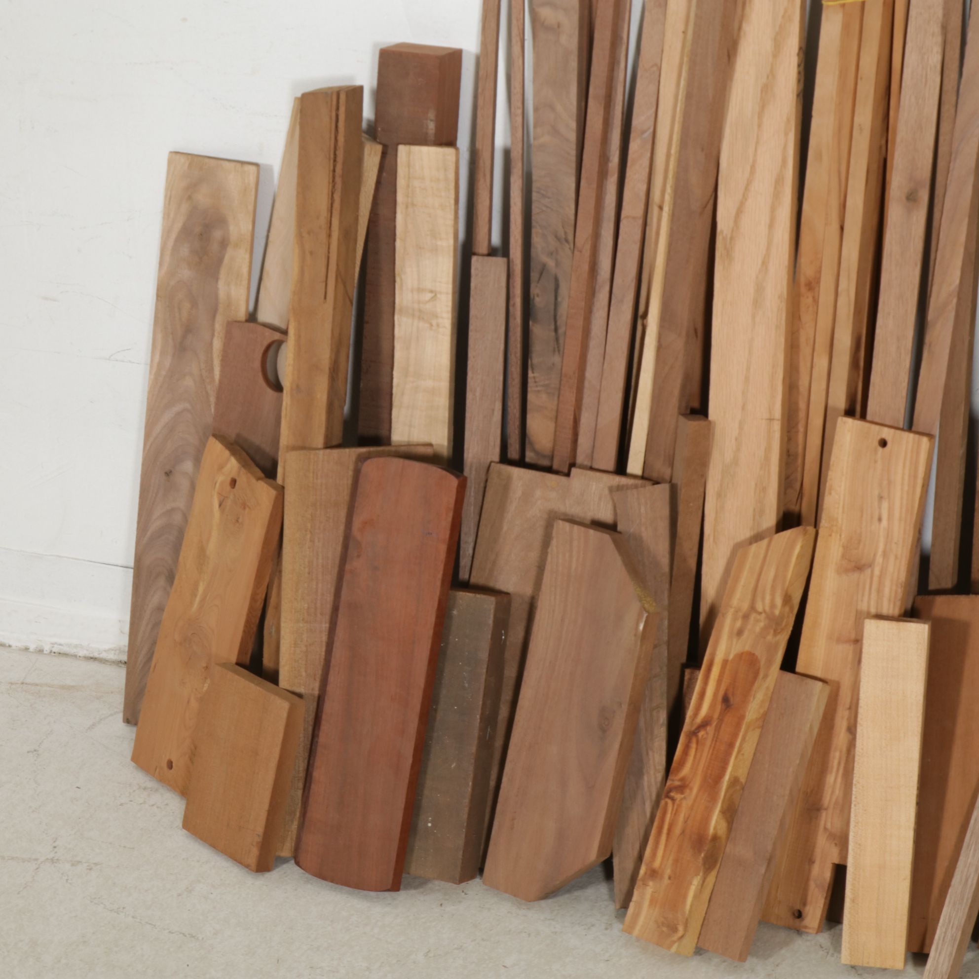 Walnut, Maple, Mahogany and Other Salvaged Wood