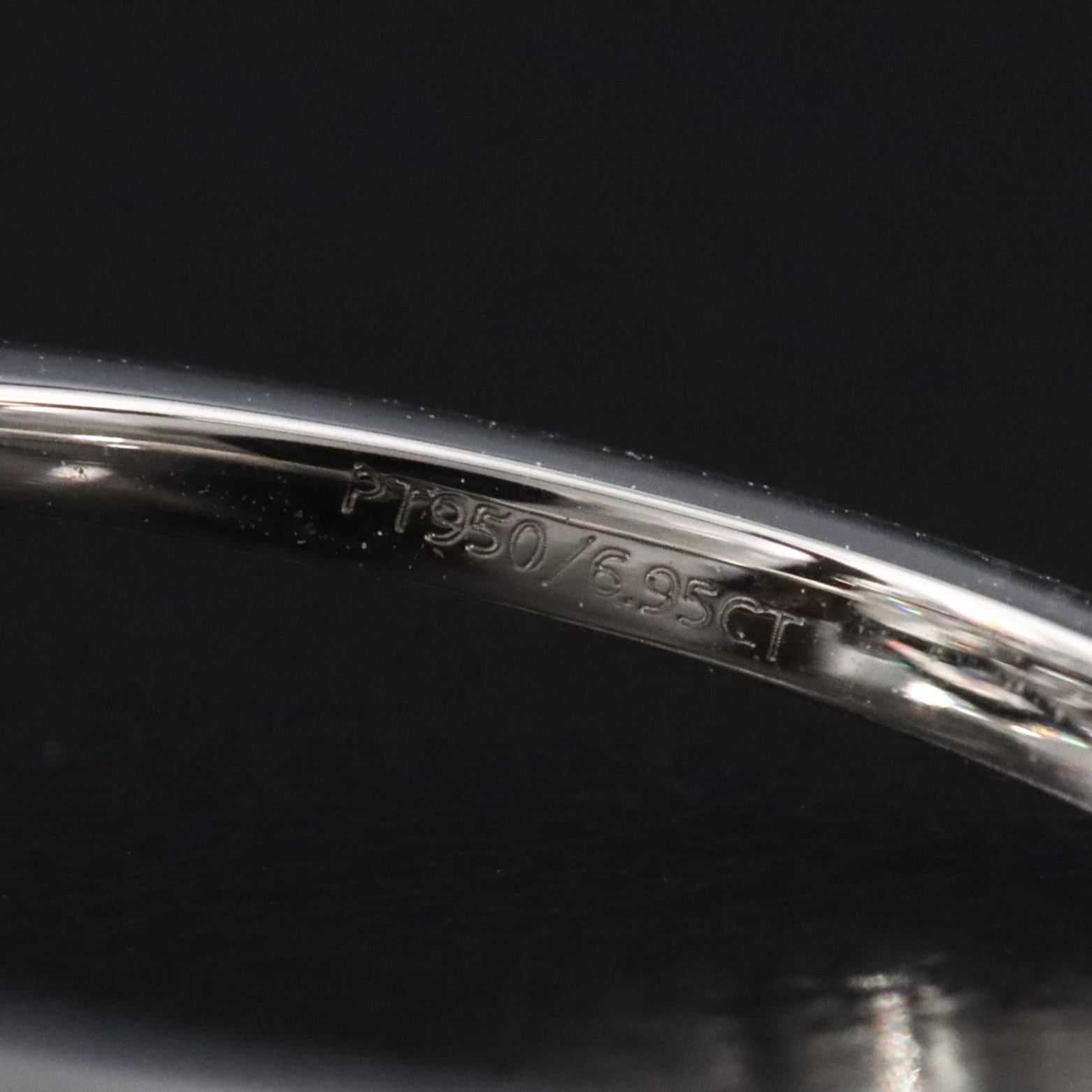 Platinum 6.95 CT Lab Grown Diamond Solitaire Ring with IGI Report