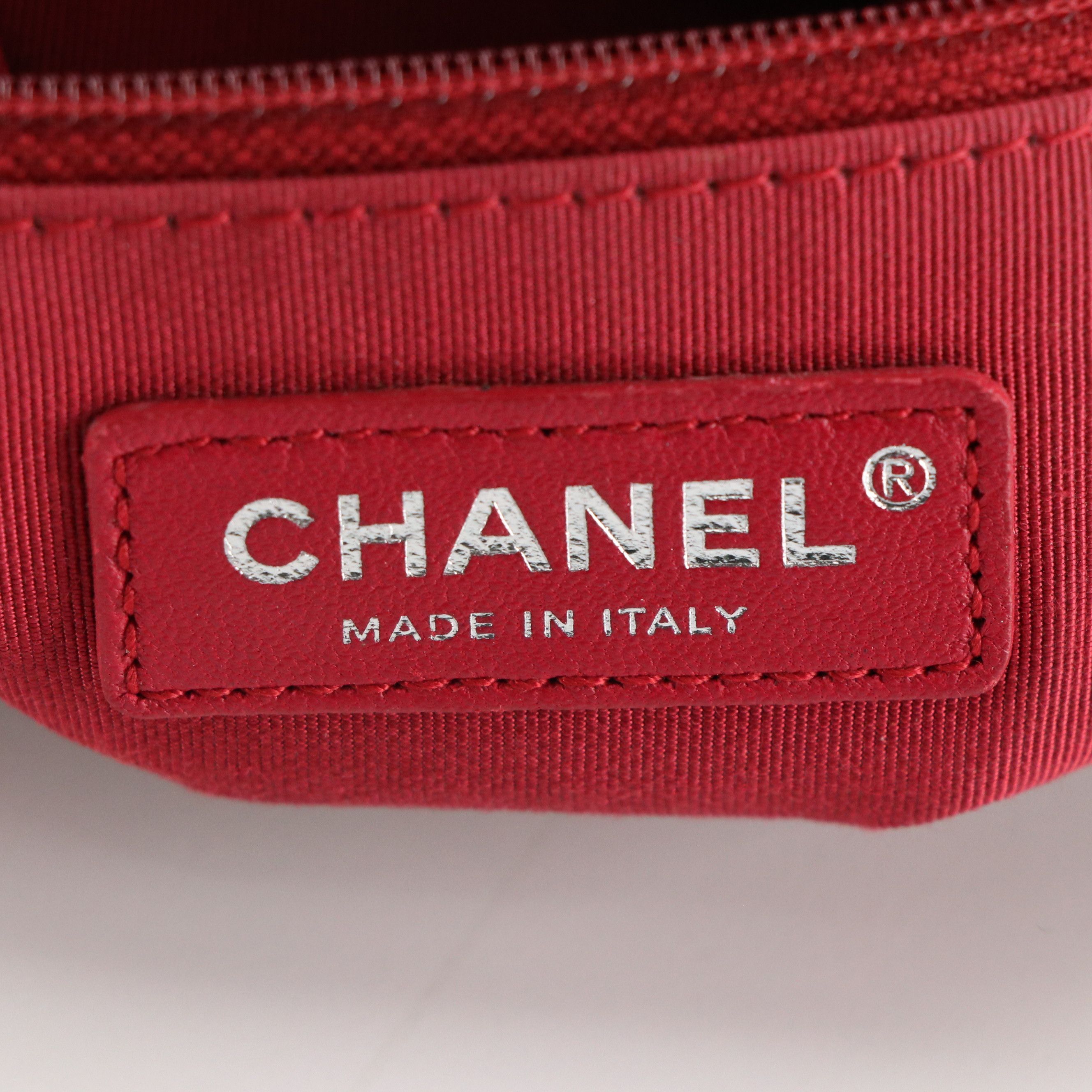 Chanel Gabrielle Diamond-Stitched Chain Strap Hobo Bag in Blue & Brown Leather