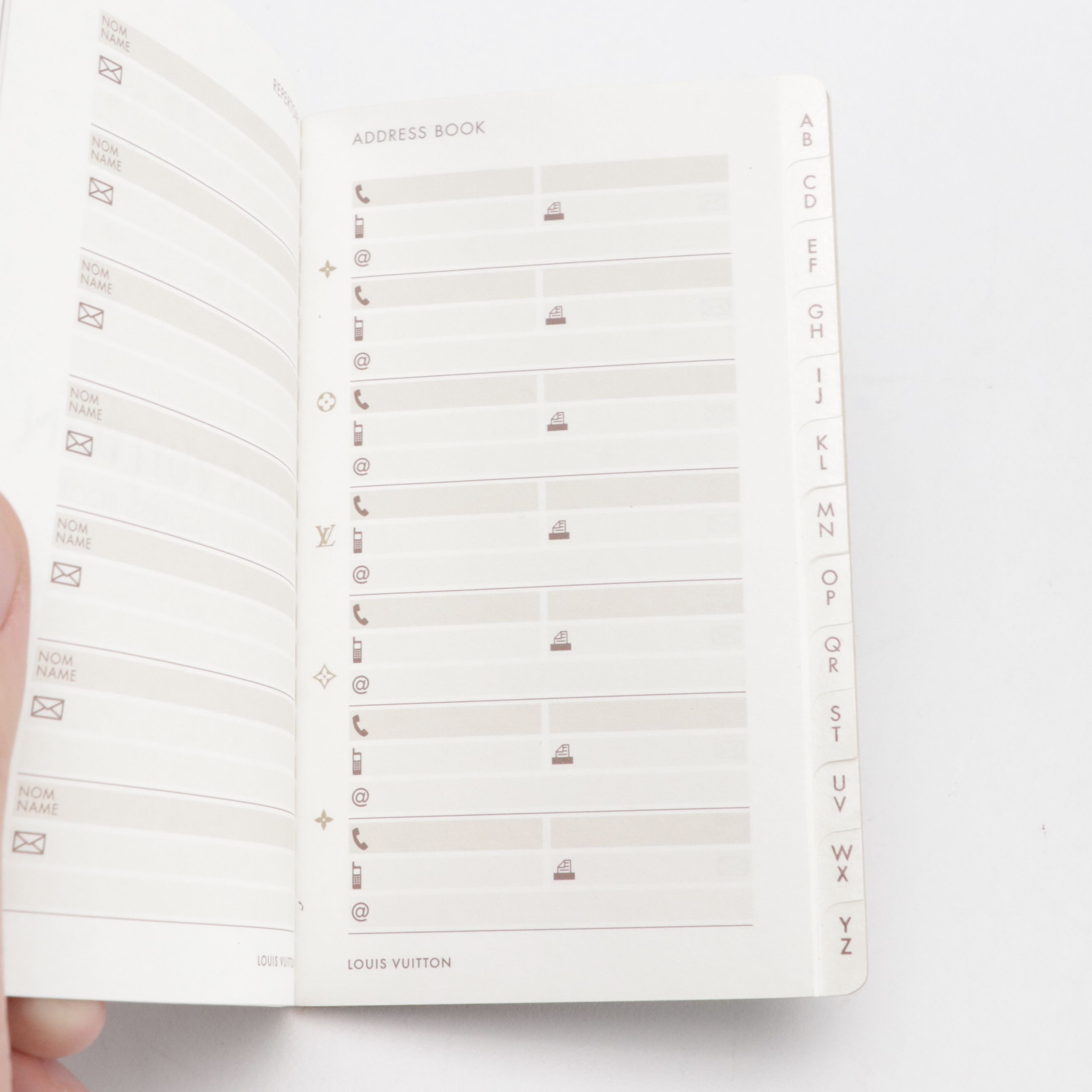 Louis Vuitton Fonctionnel PM 2008 Agenda Diary Insert