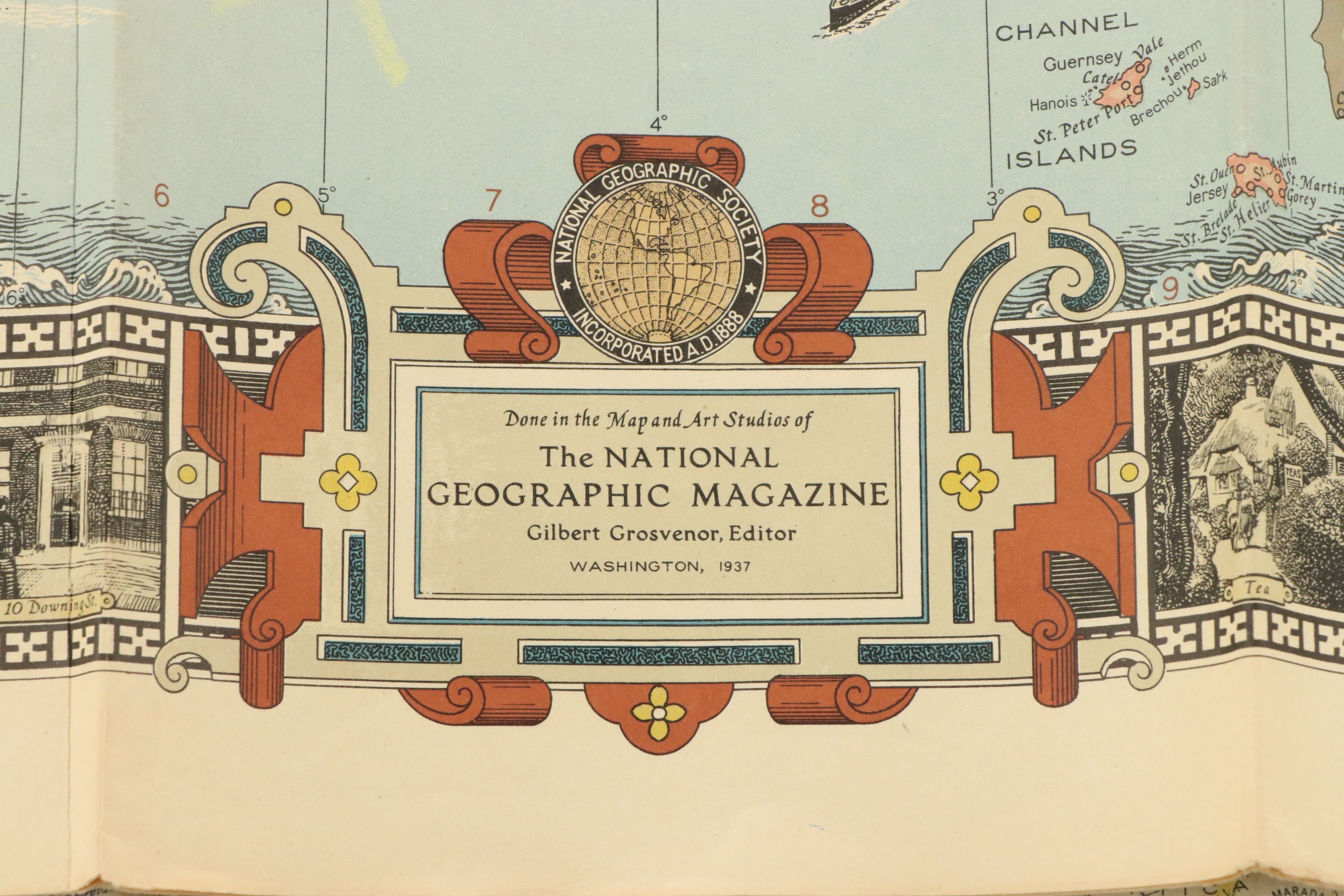 Vintage National Geographic Maps