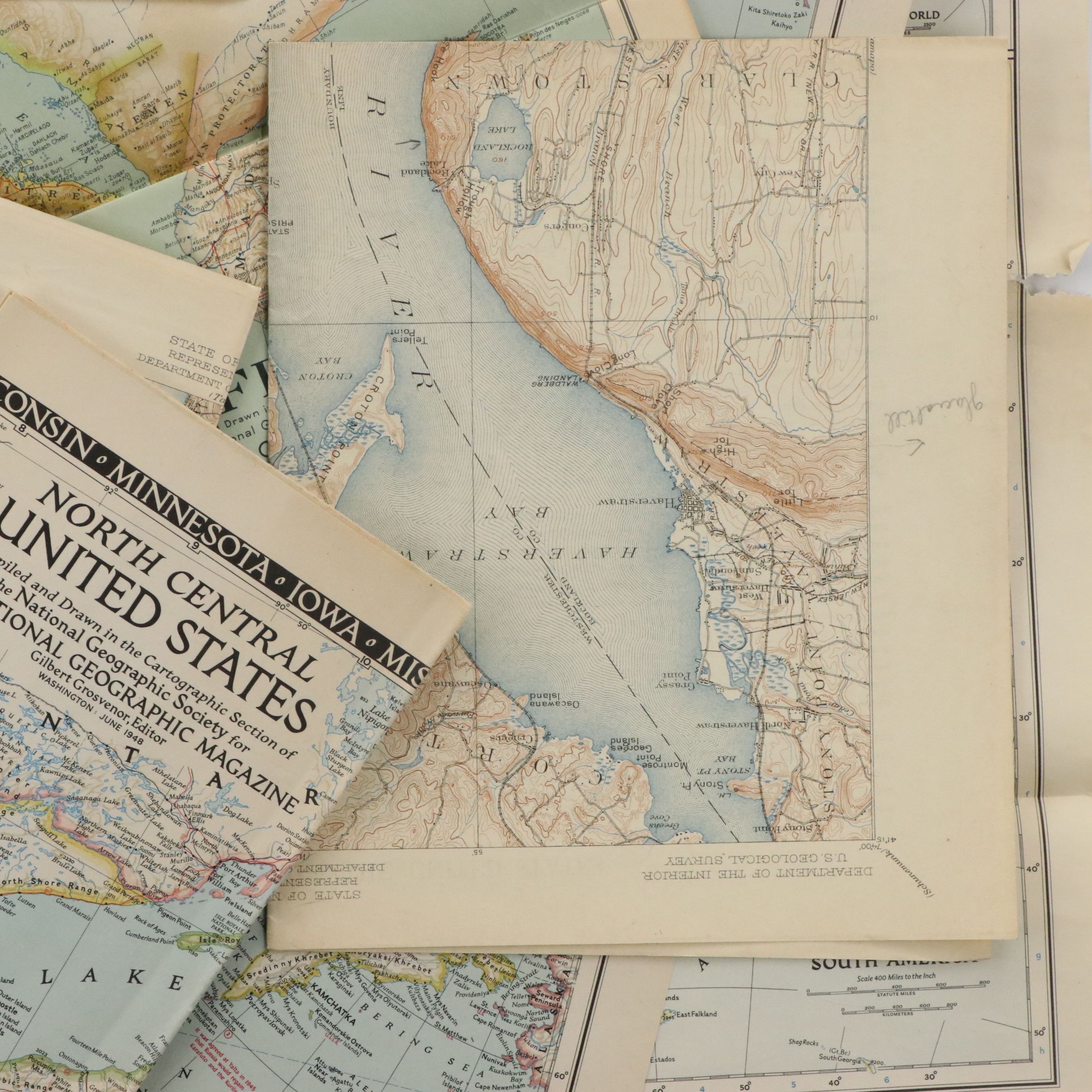 Vintage National Geographic Maps