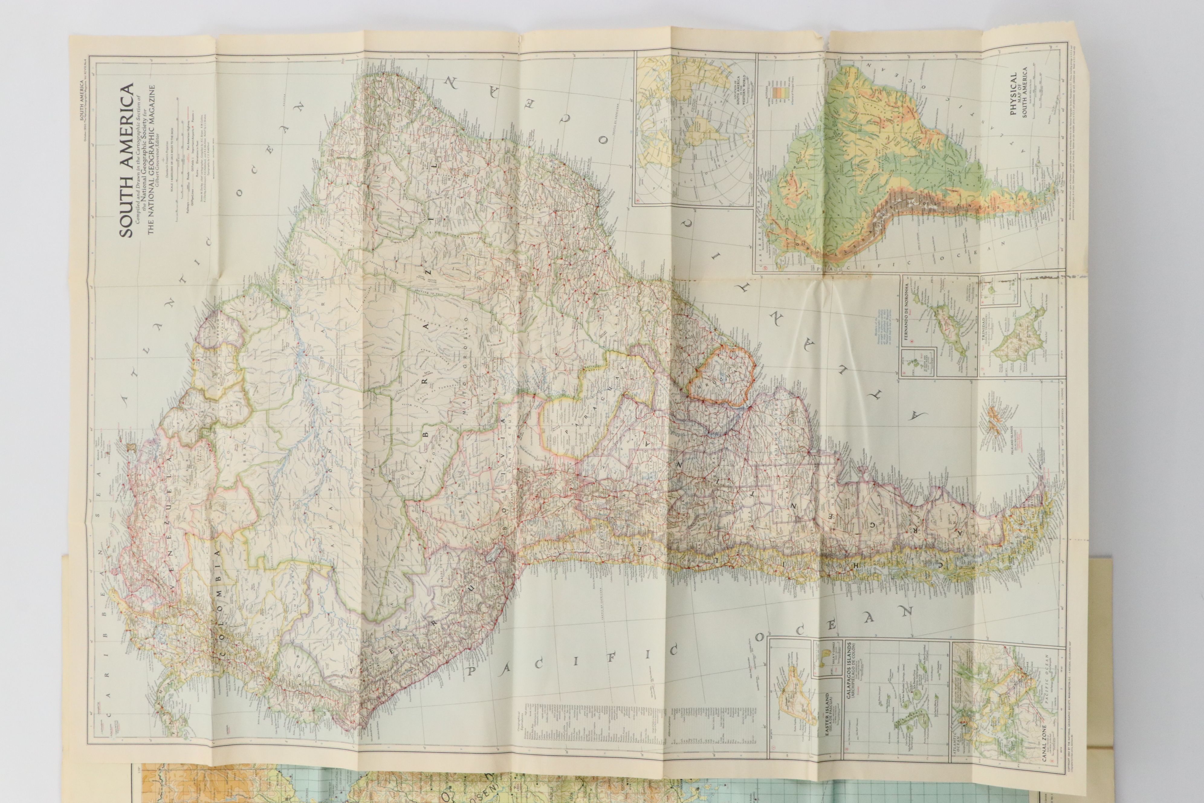 Vintage National Geographic Maps