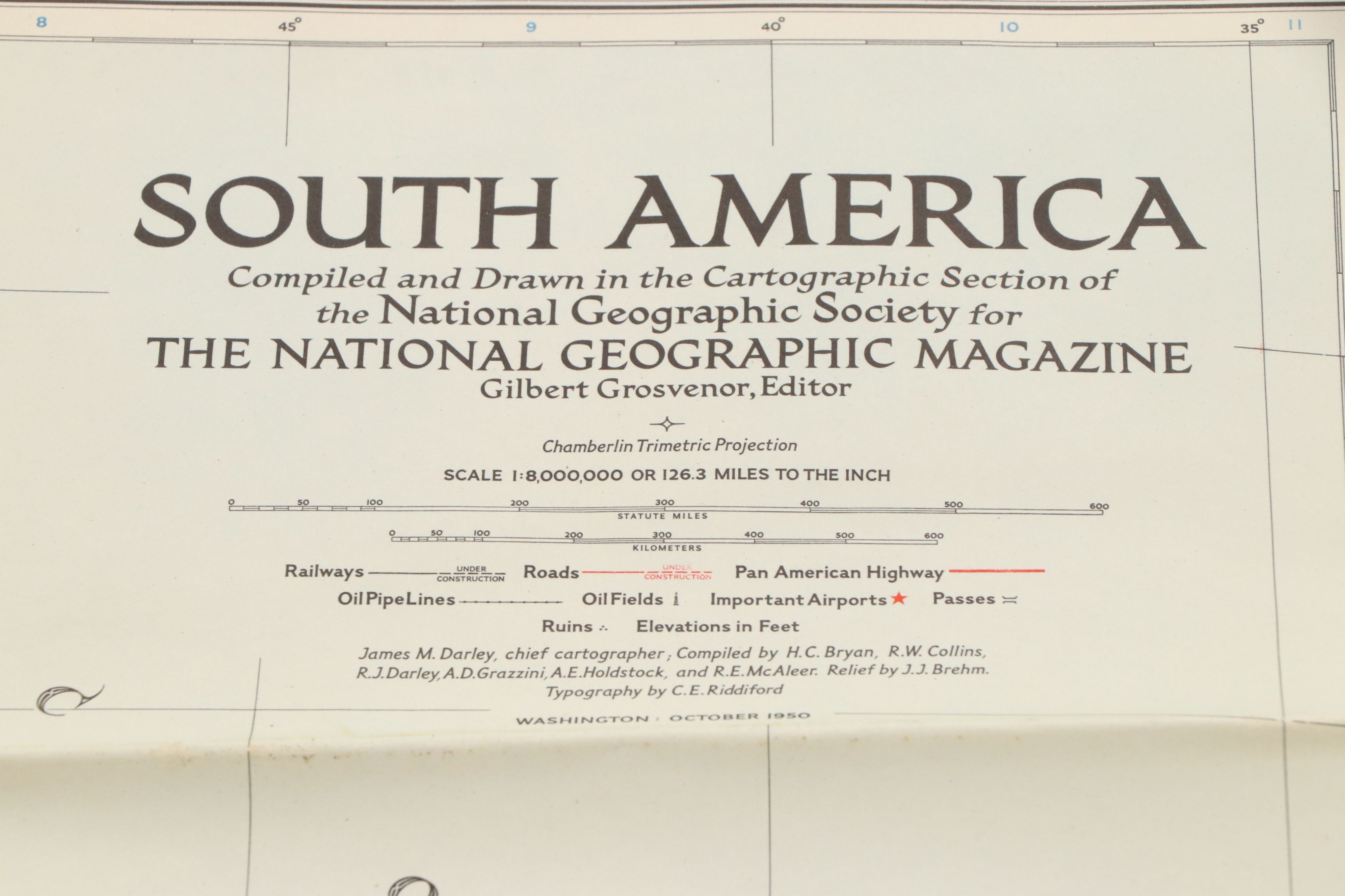 Vintage National Geographic Maps