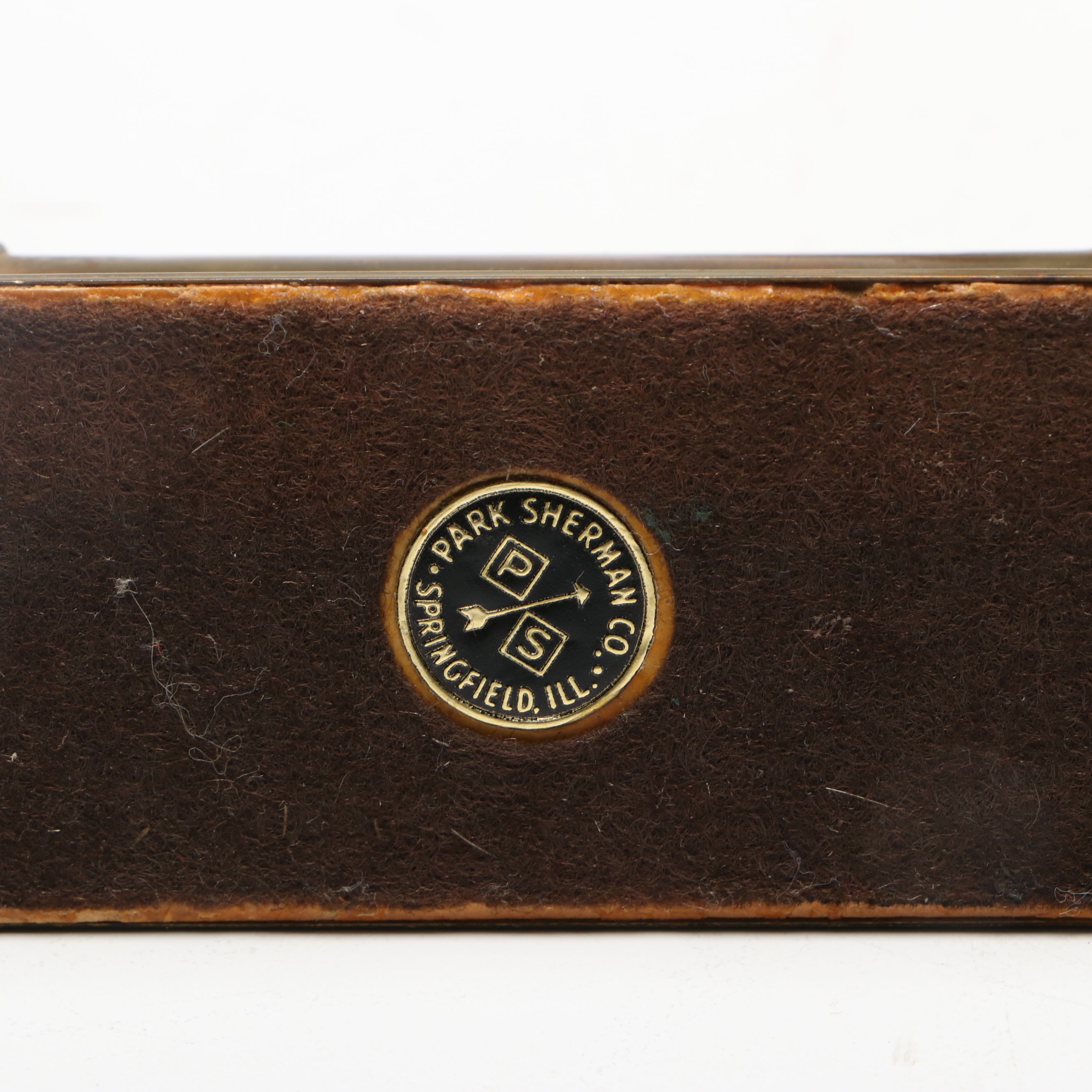 Bebsco Hinged Brass Book Box with Date Keeper, Bell and Other Office Décor