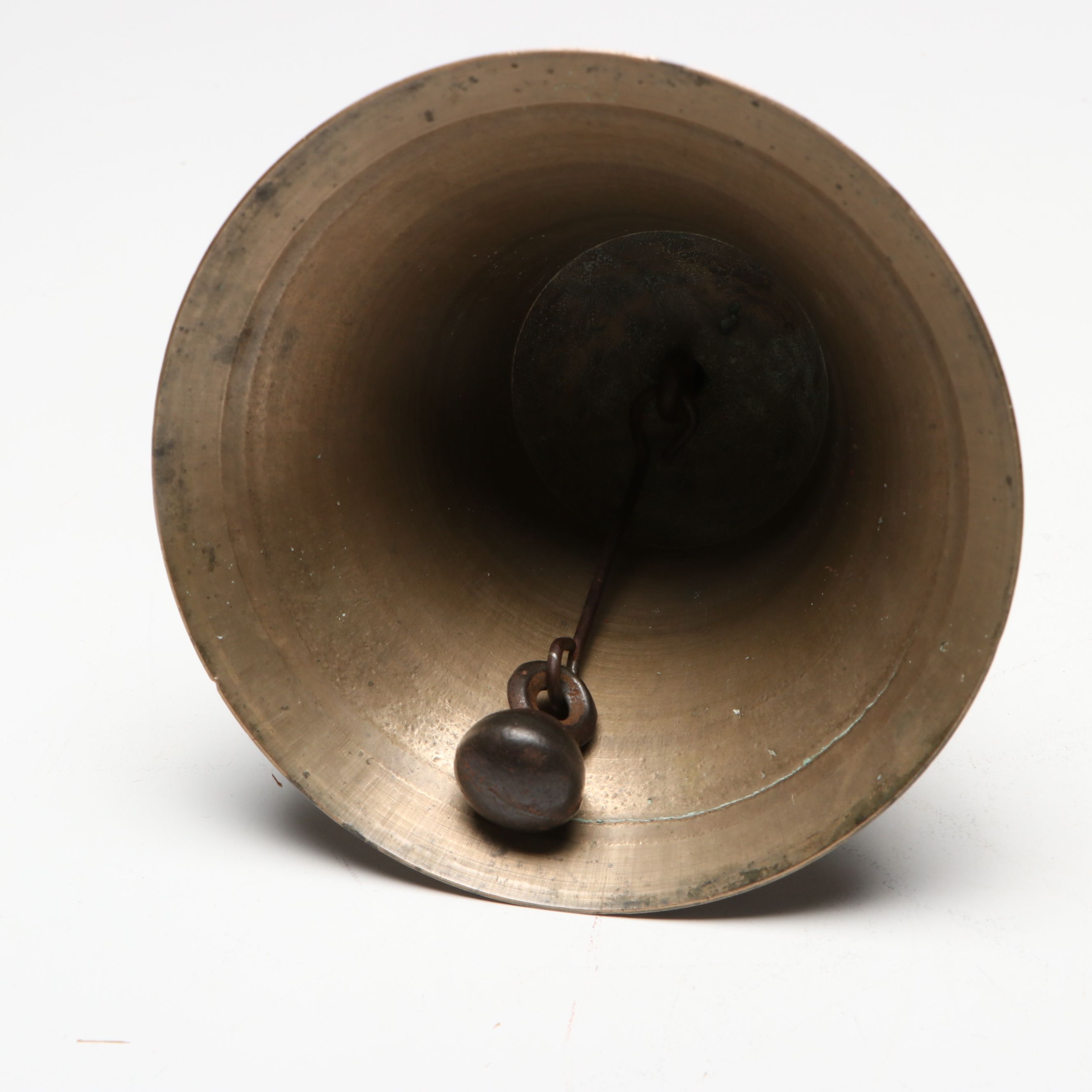 Bebsco Hinged Brass Book Box with Date Keeper, Bell and Other Office Décor