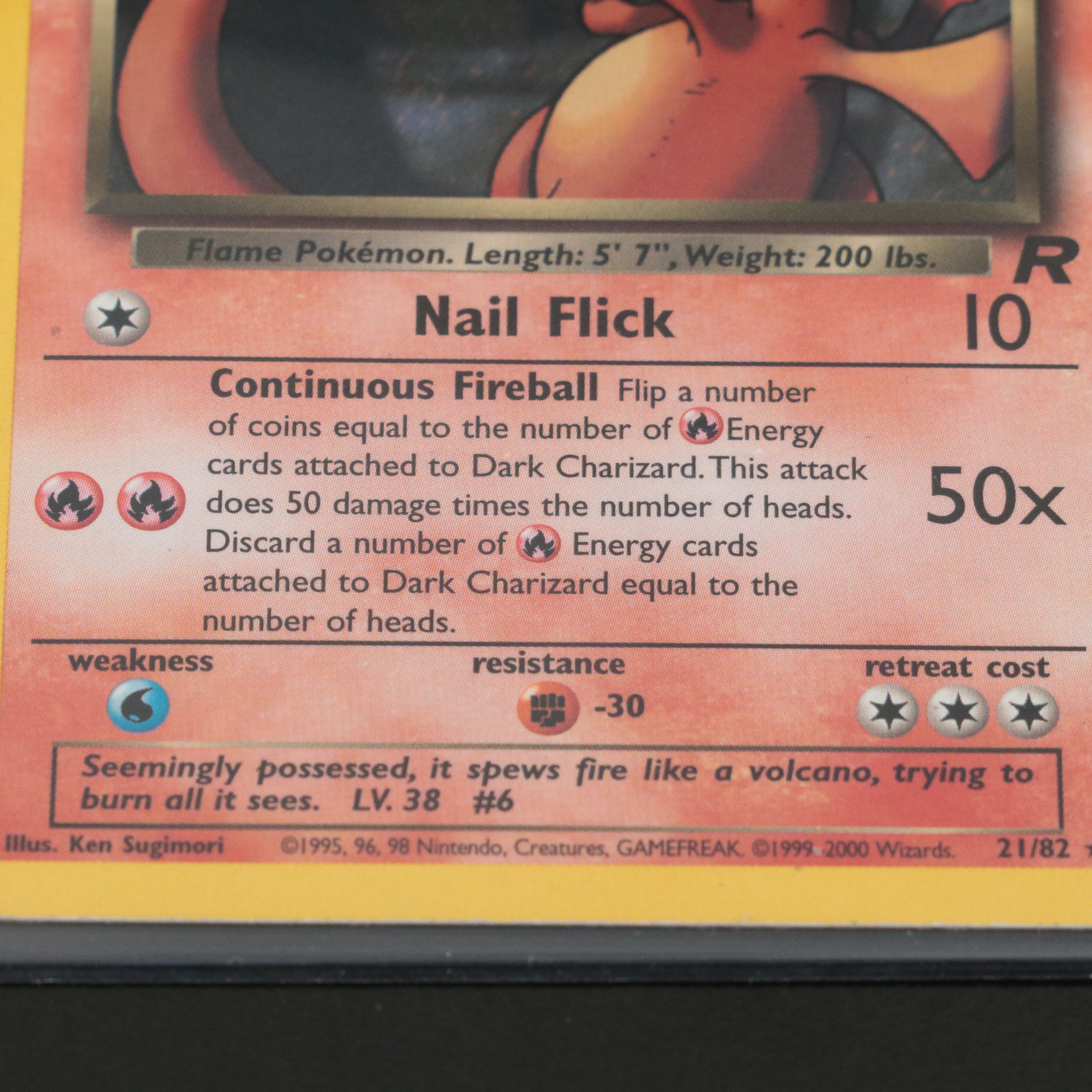 Team Rocket Dark Charizard Pokémon Card
