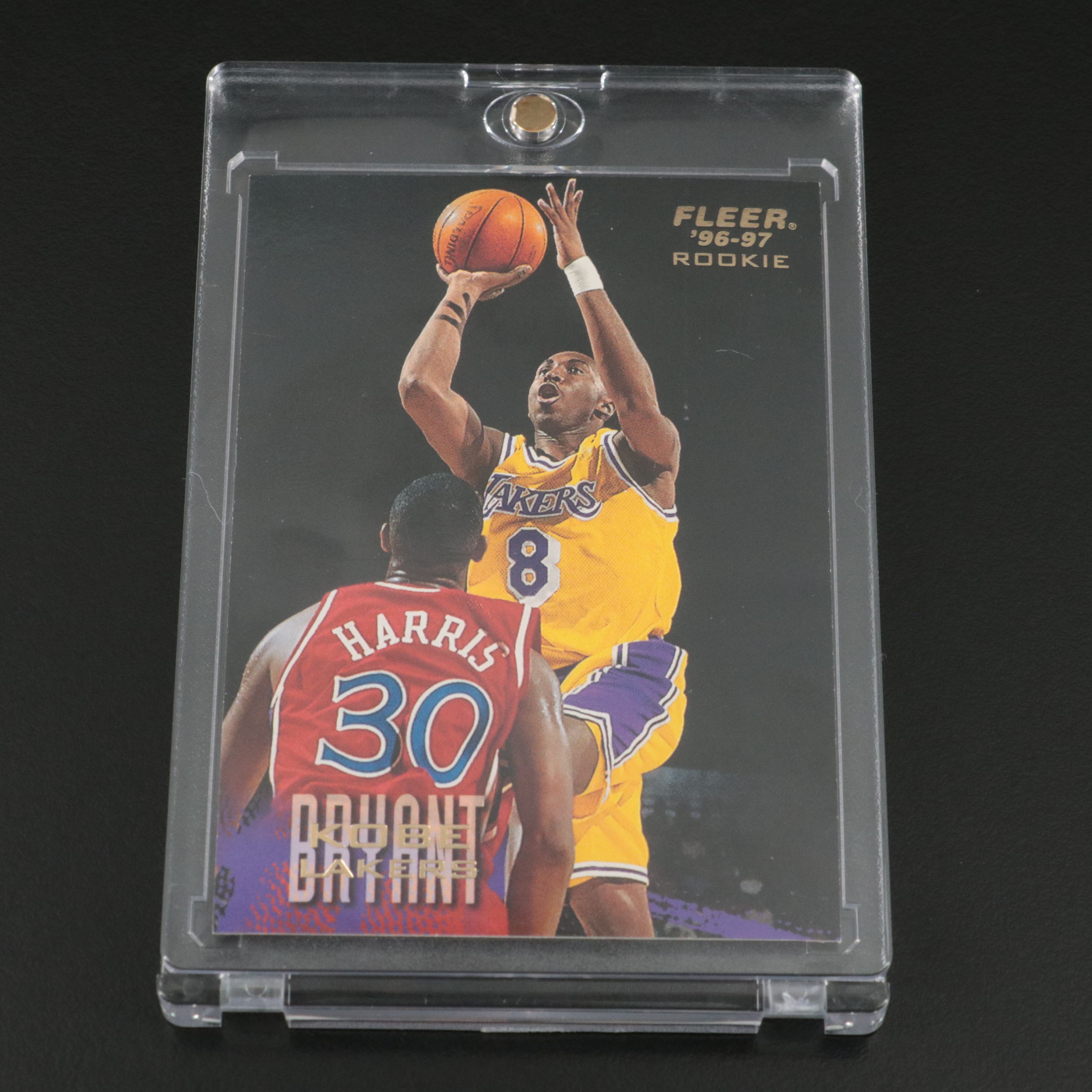 1996-97 Fleer Kobe Bryant Los Angeles Lakers Rookie Basketball Card