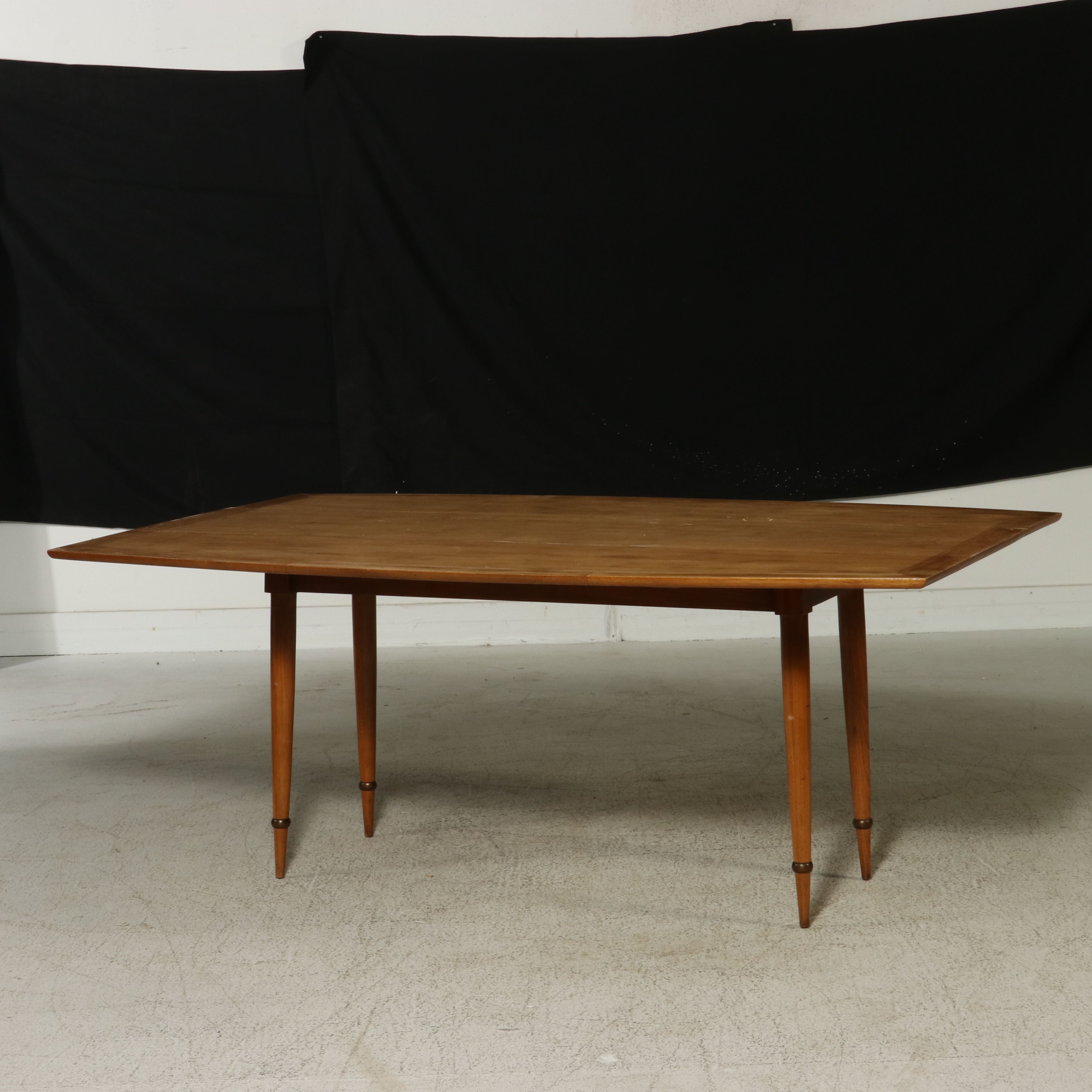 Mid Century Modern Walnut Drop-Leaf Dining Table, Circa 1960