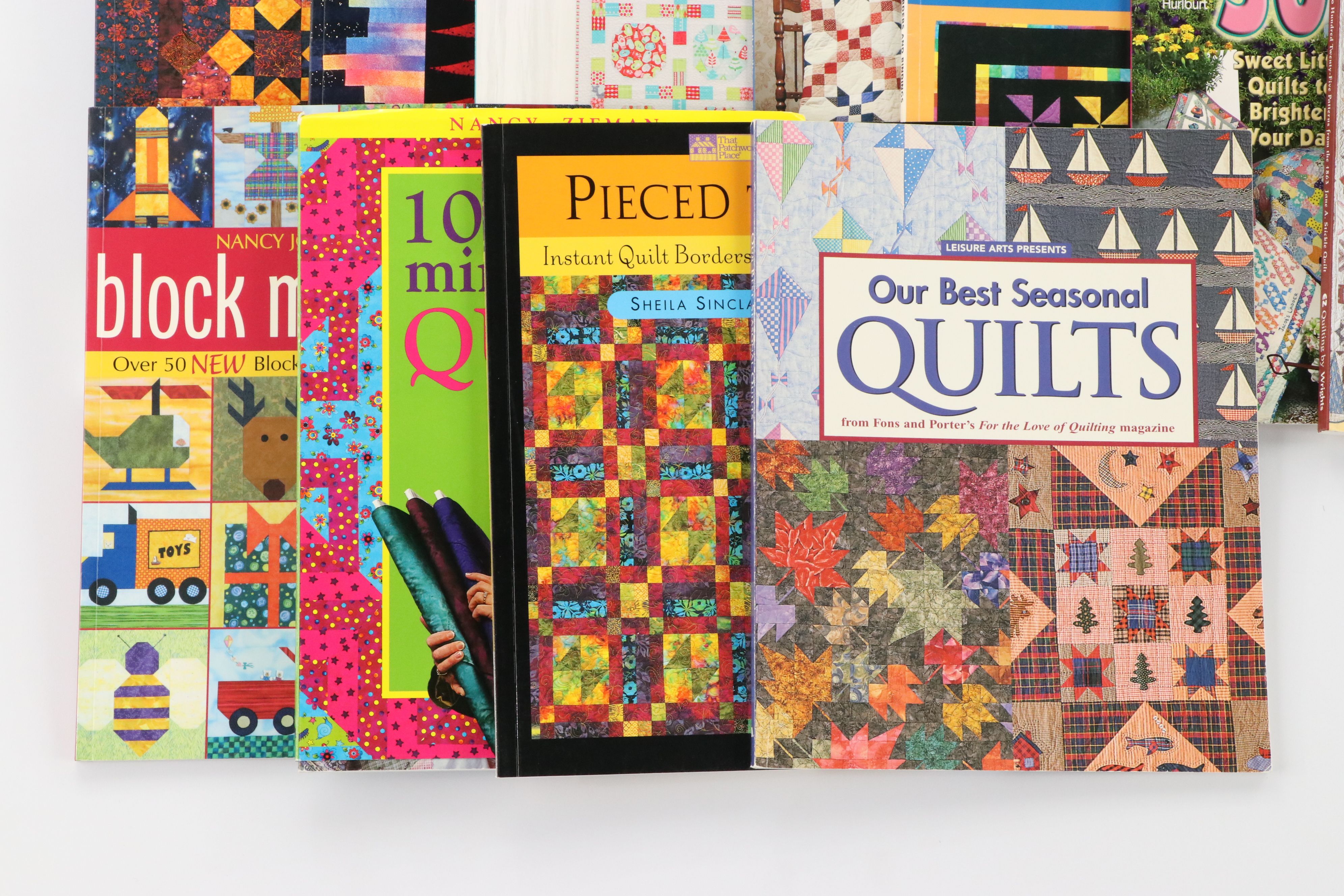 "Quilter's Complete Guide" with More Quilting Books