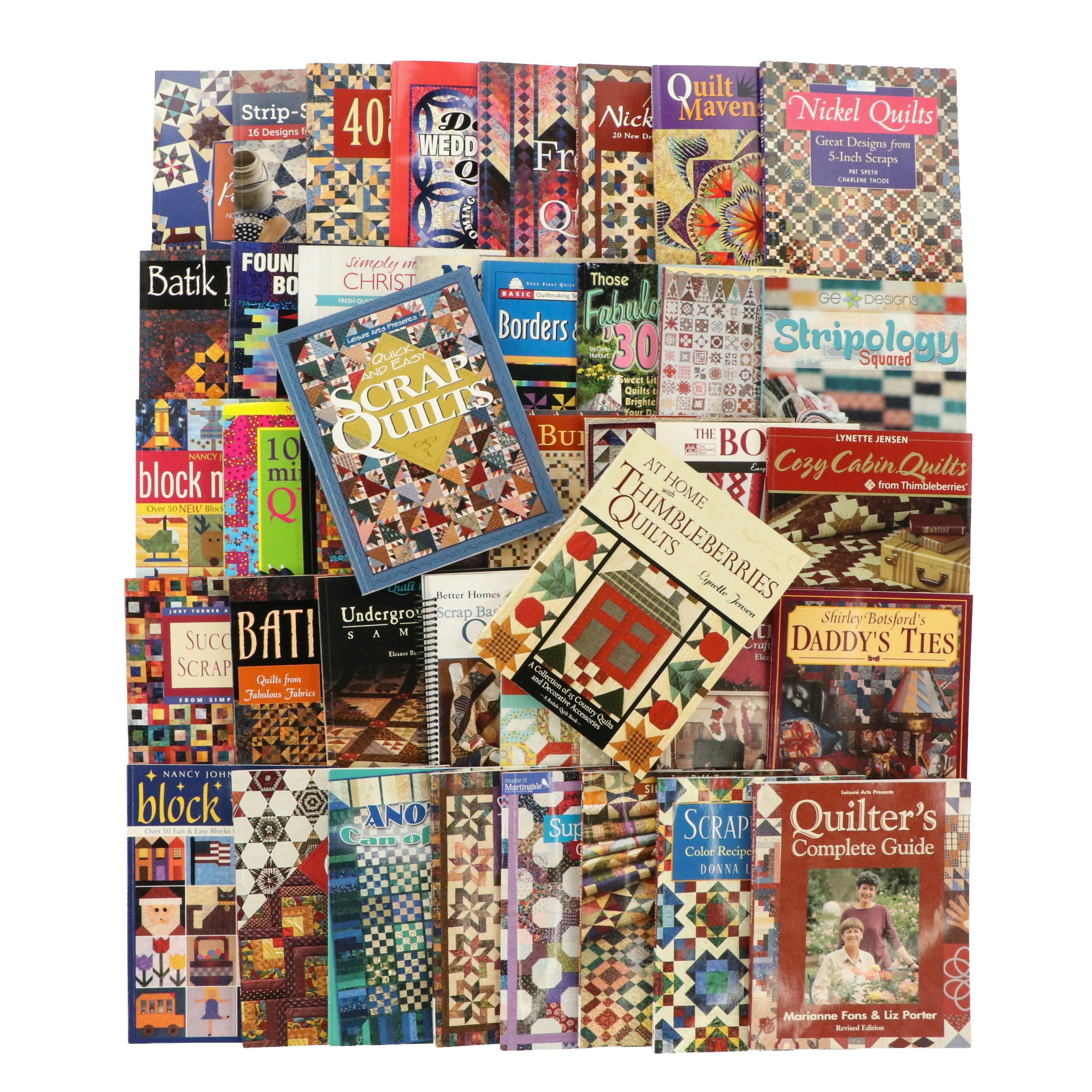 "Quilter's Complete Guide" with More Quilting Books