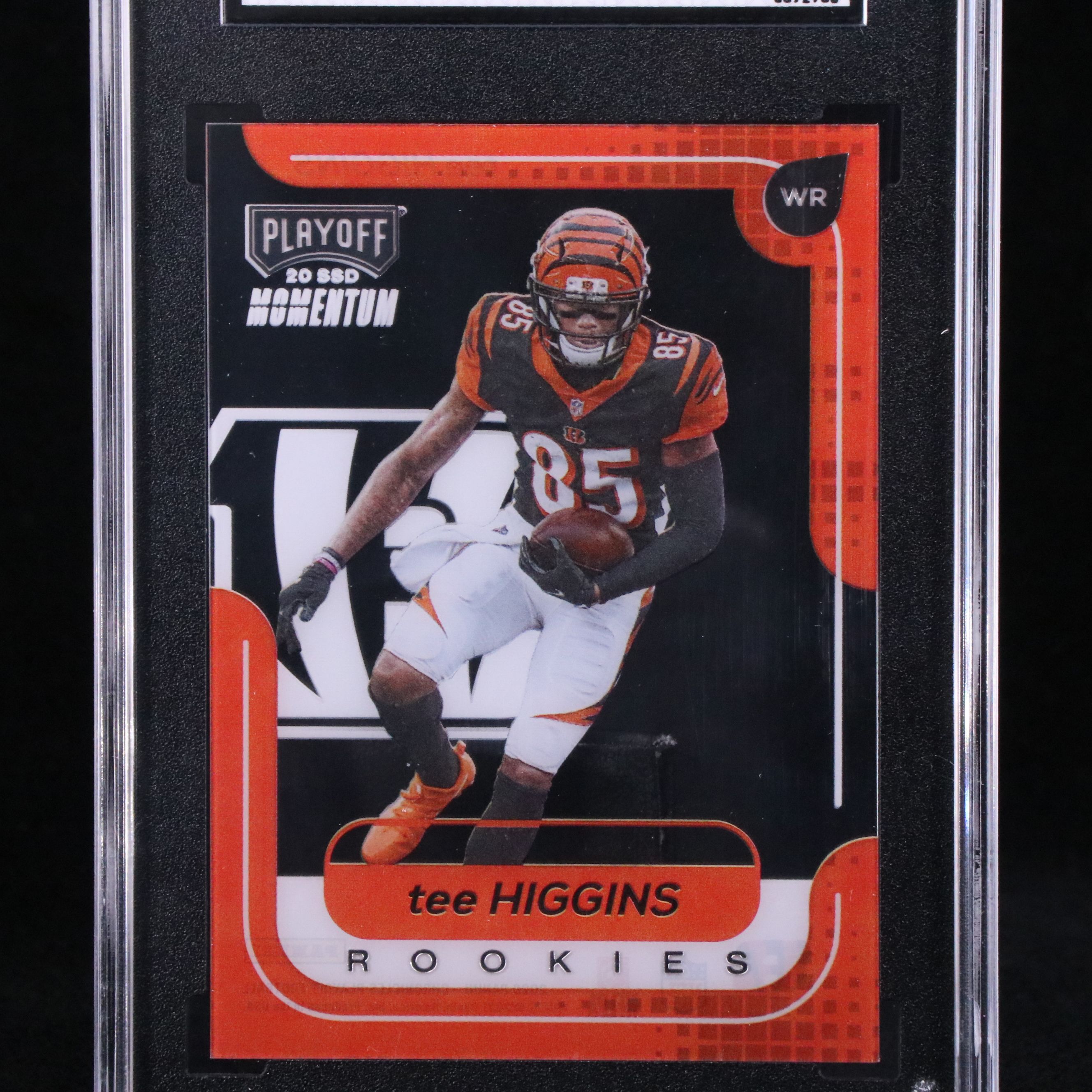 2020 Chronicles Tee Higgins Playoff Momentum Rookie Card Graded SGC 10