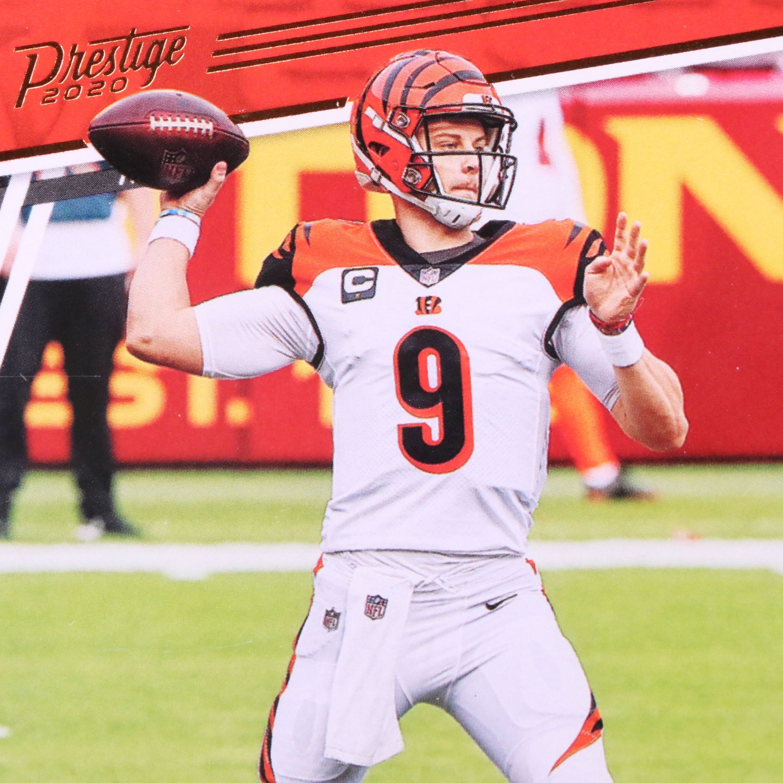 2020 Chronicles Prestige Joe Burrow Cincinnati Bengals Rookie Card Graded CSG 10