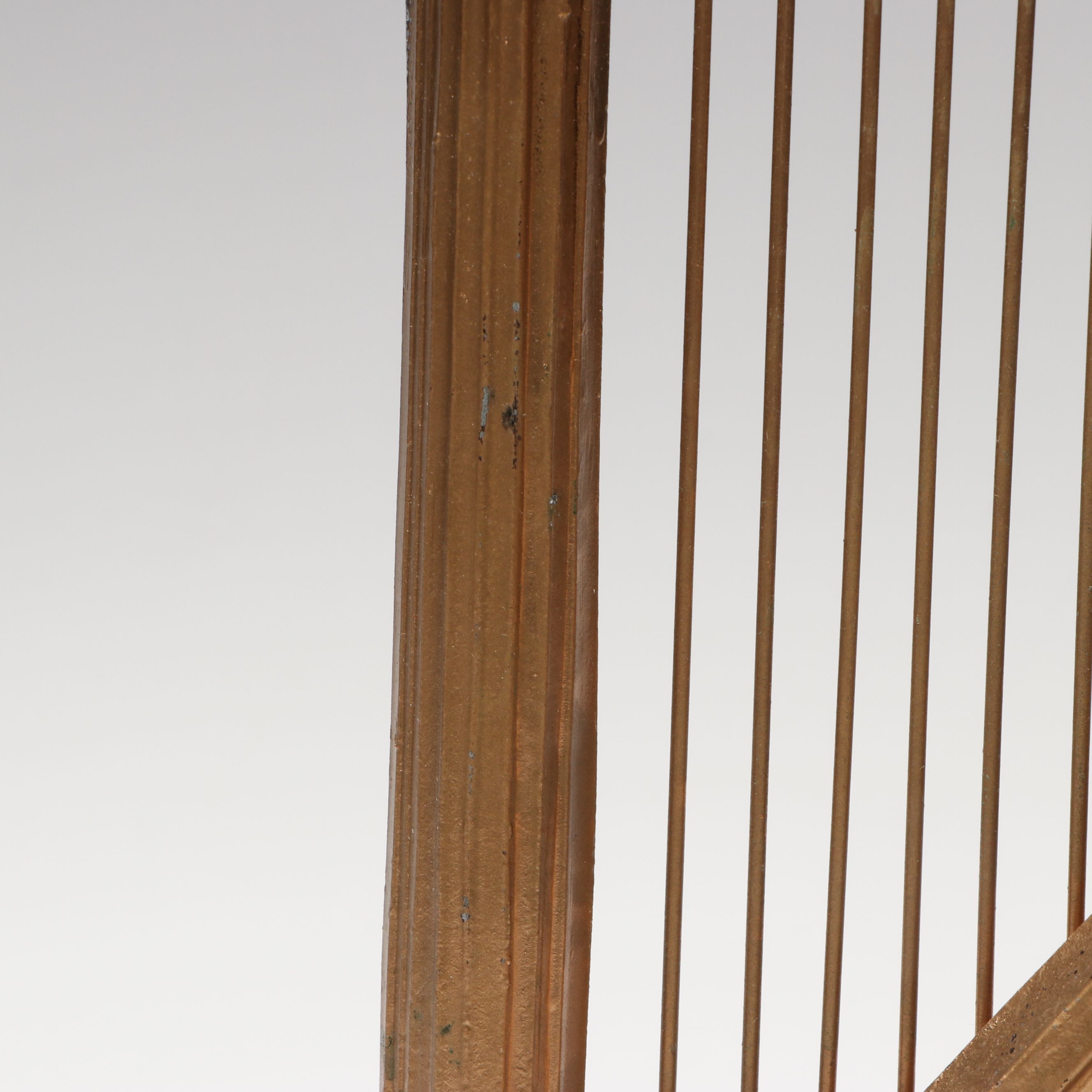 Sessions United Electric Metal Harp Figural Mantel Lamp