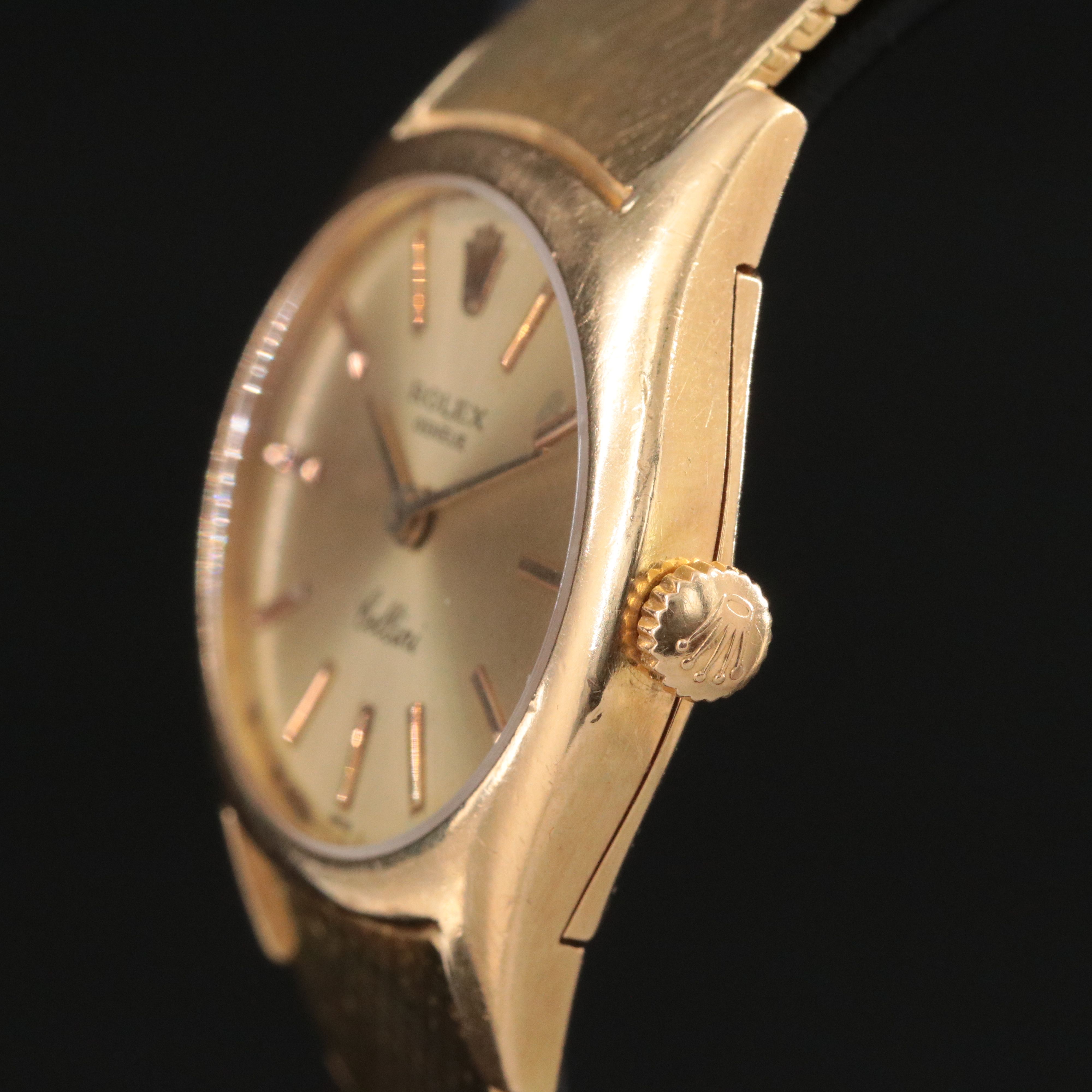 18K Rolex Cellini Stem Wind Vintage Watch