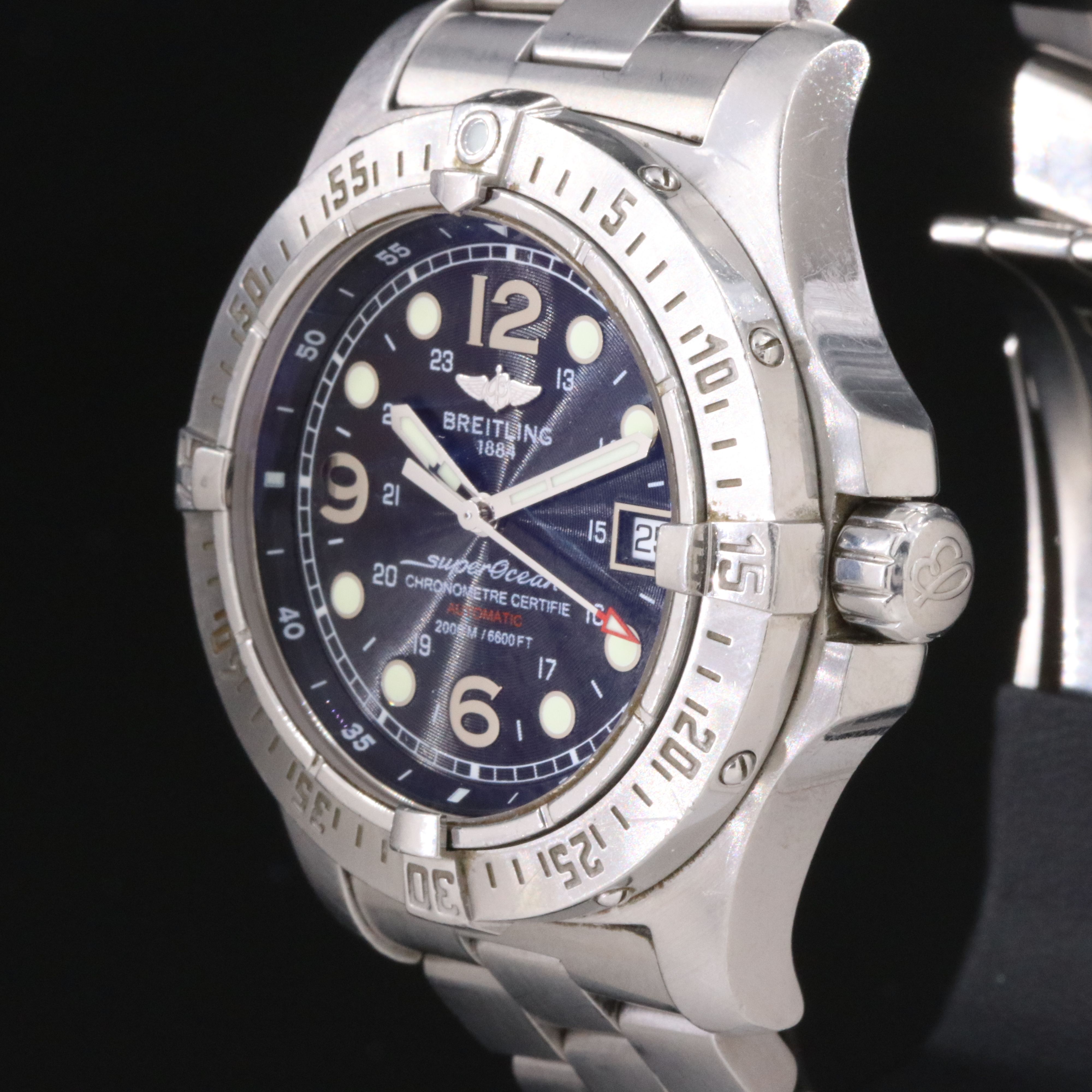 Breitling Super Ocean Steel Fish 2000M Automatic A17390 Watch