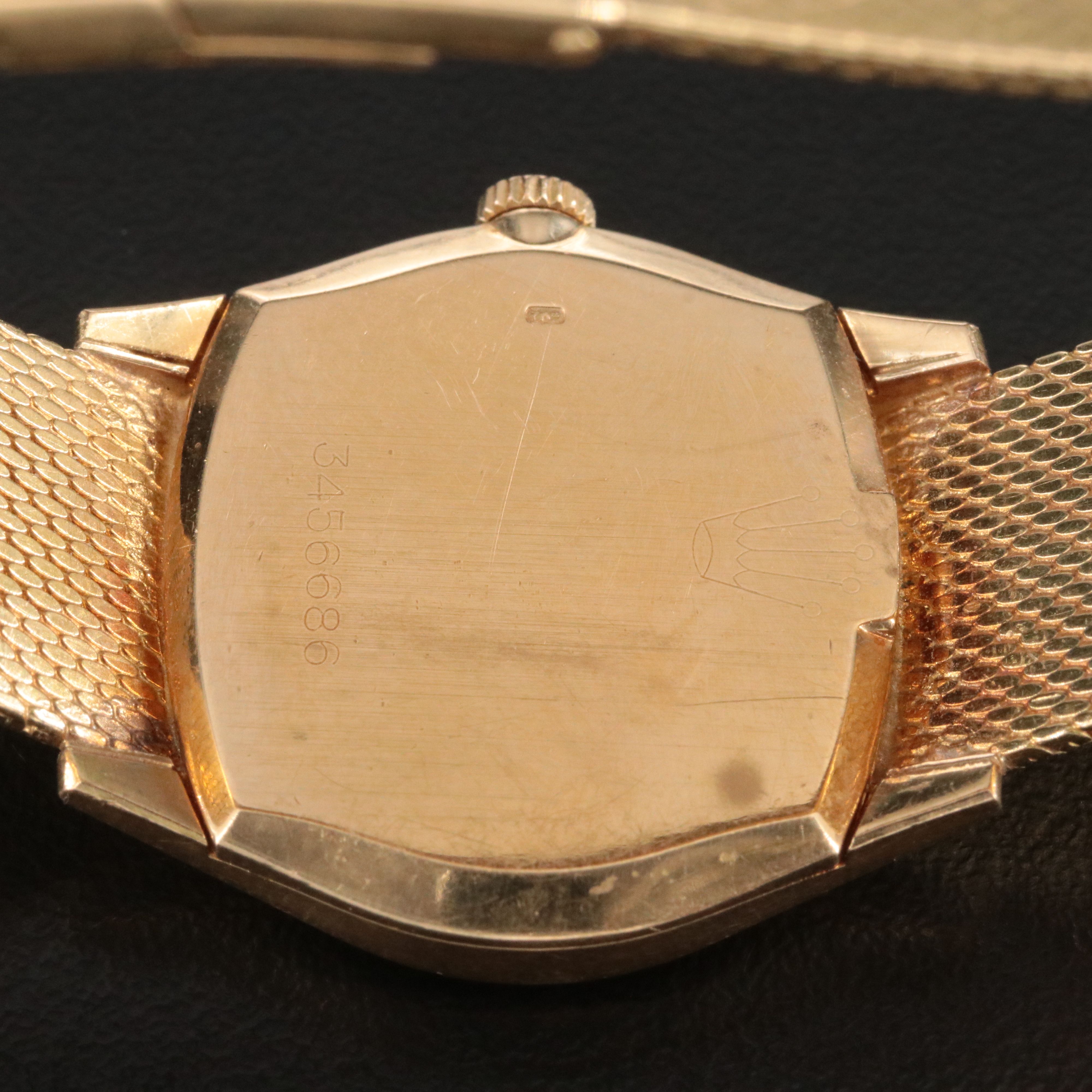 18K Rolex Cellini Stem Wind Vintage Watch