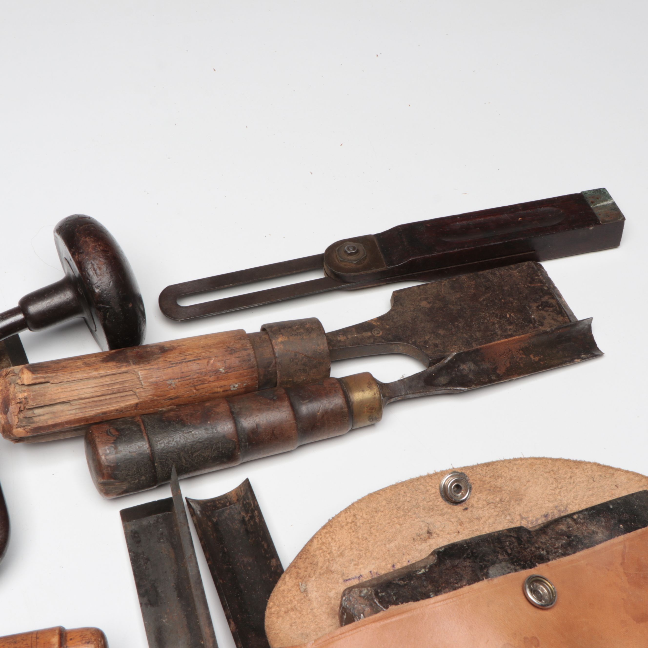 Axes, Hand Drills, Chisels and More Vintage and Antique Woodworking Hand Tools