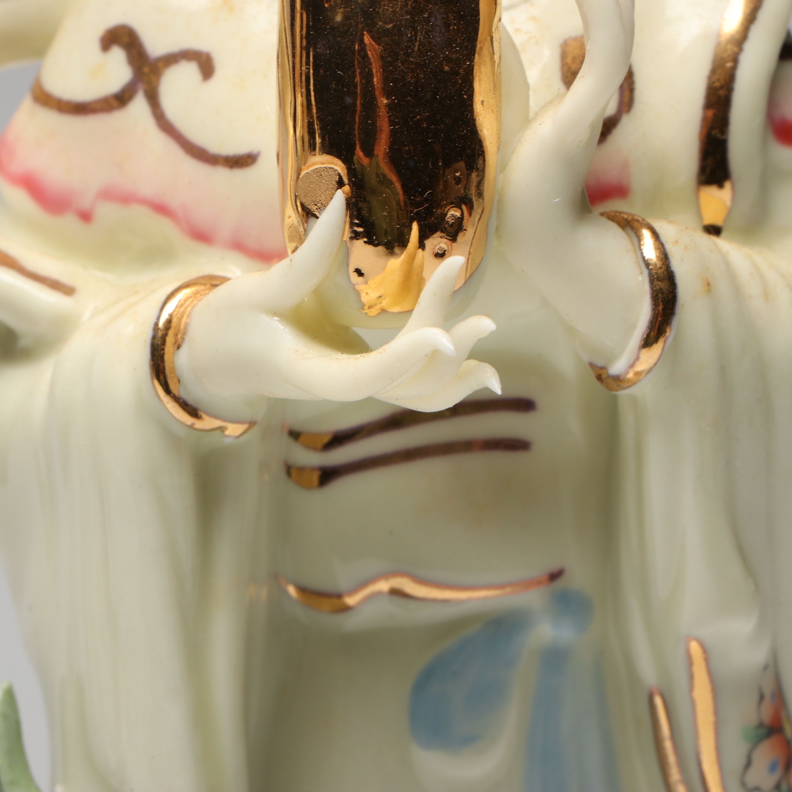 Japanese Hand-Painted Porcelain Figures, 20th Century