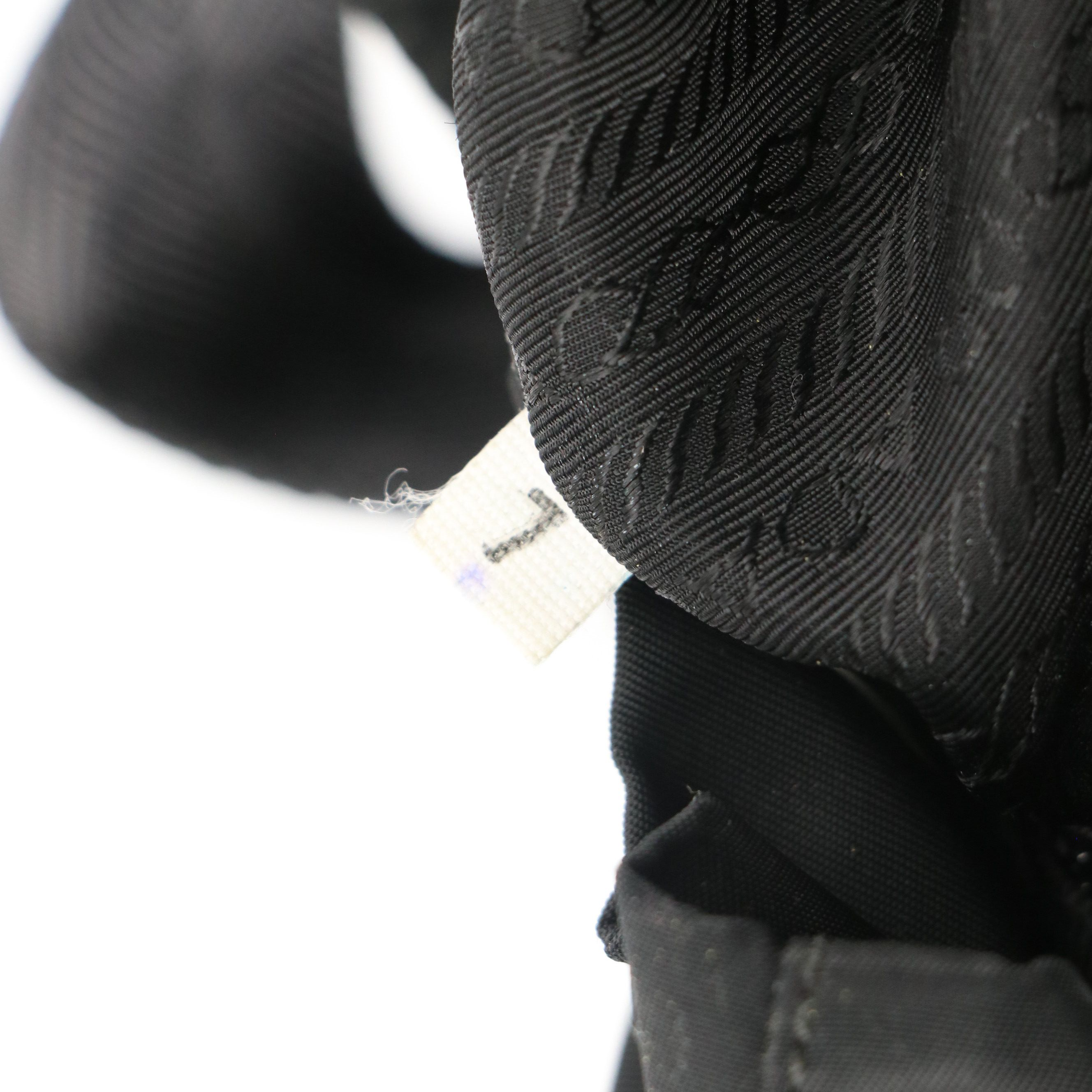 Prada Double Pocket Rucksack Backpack in Black Tessuto Nylon and Leather