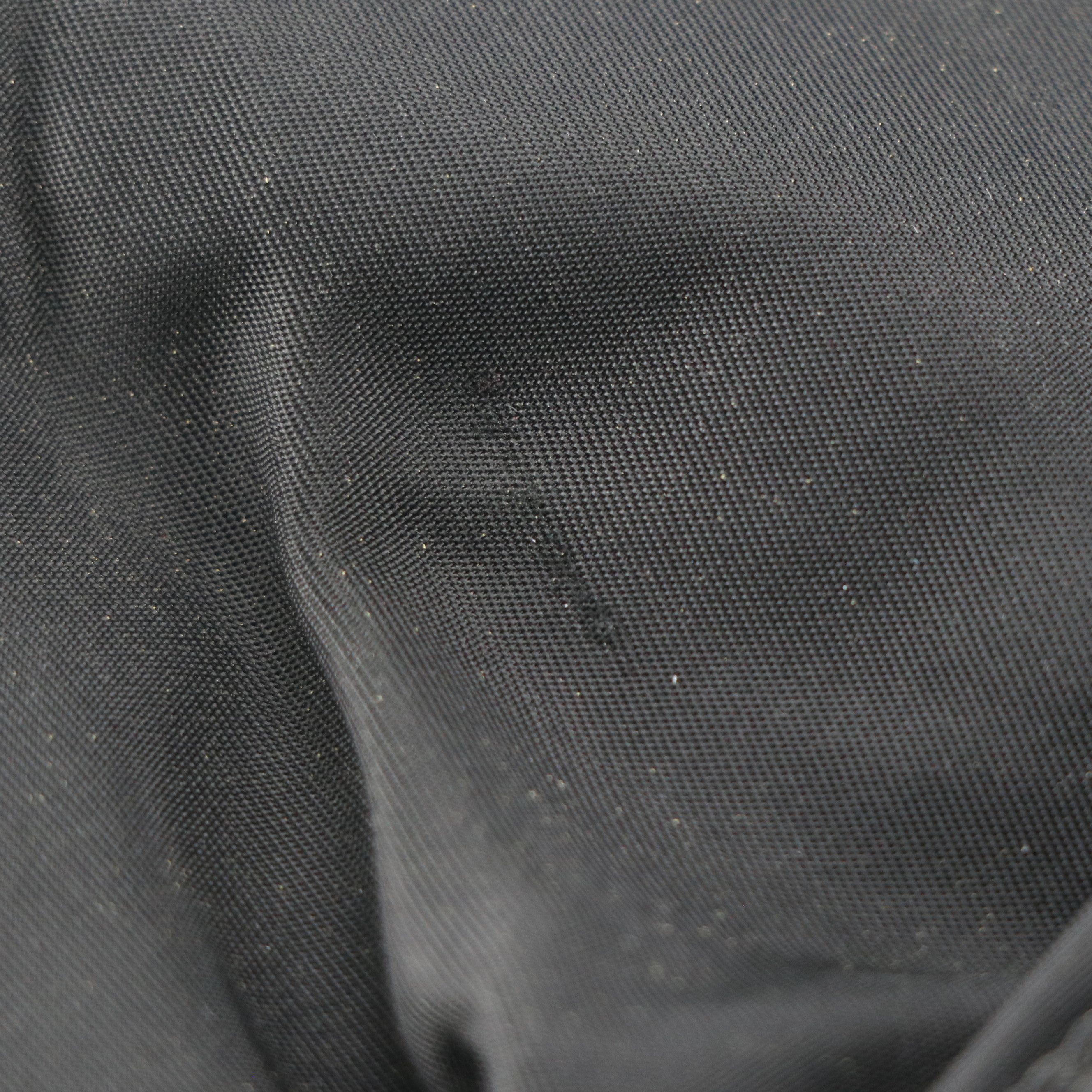 Prada Double Pocket Rucksack Backpack in Black Tessuto Nylon and Leather