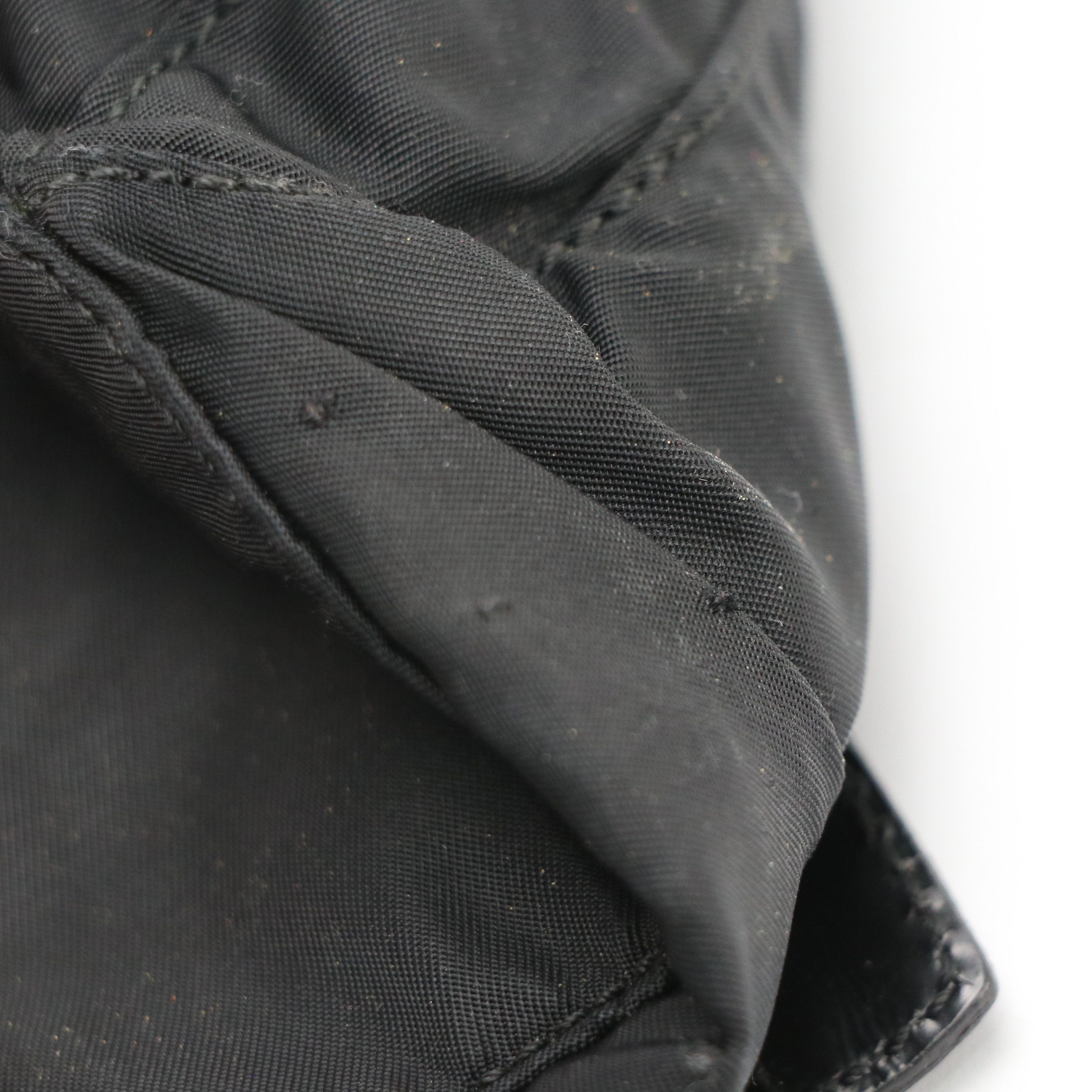 Prada Double Pocket Rucksack Backpack in Black Tessuto Nylon and Leather