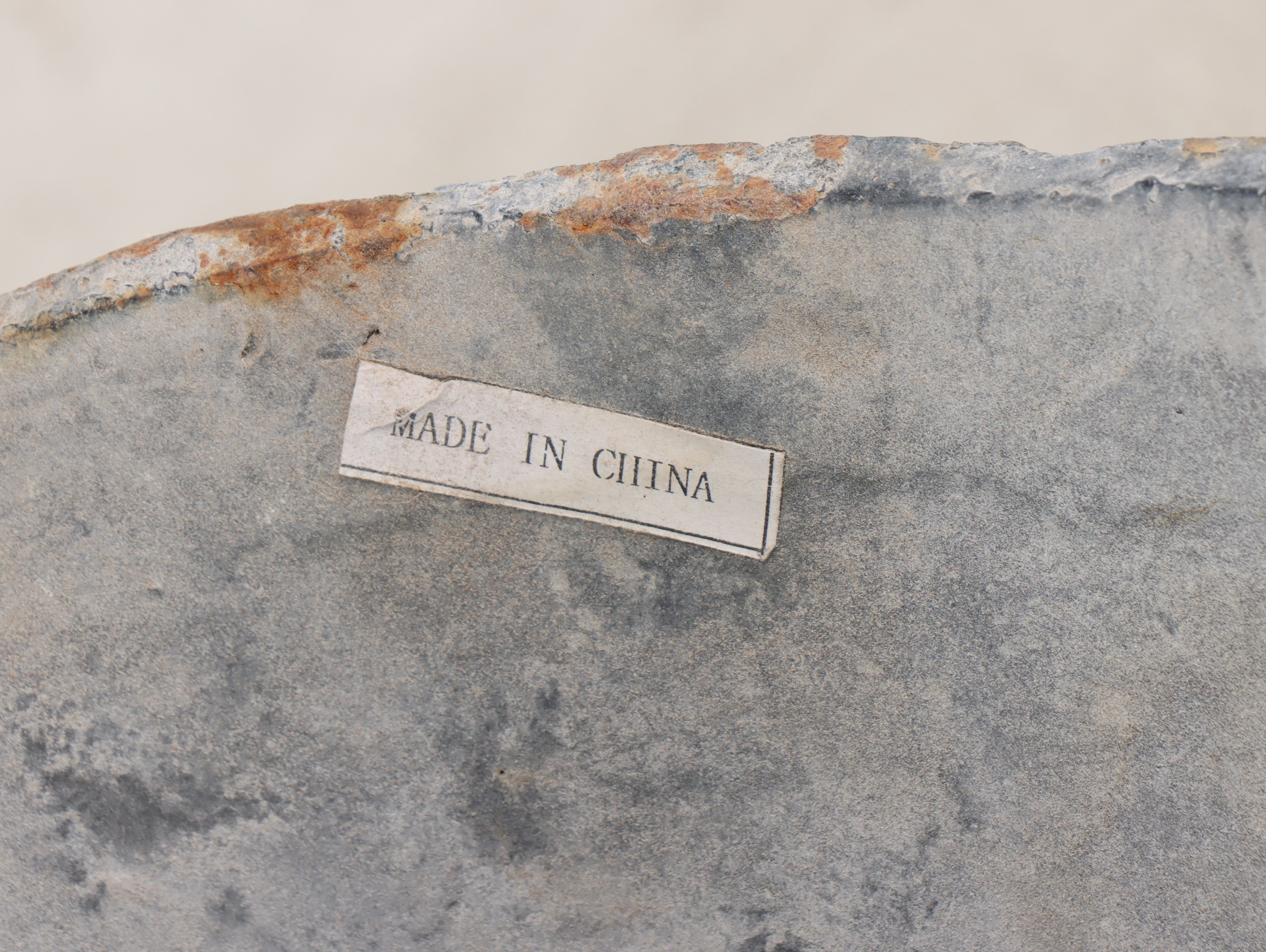 Contemporary Metal Hourglass-Shaped Planters