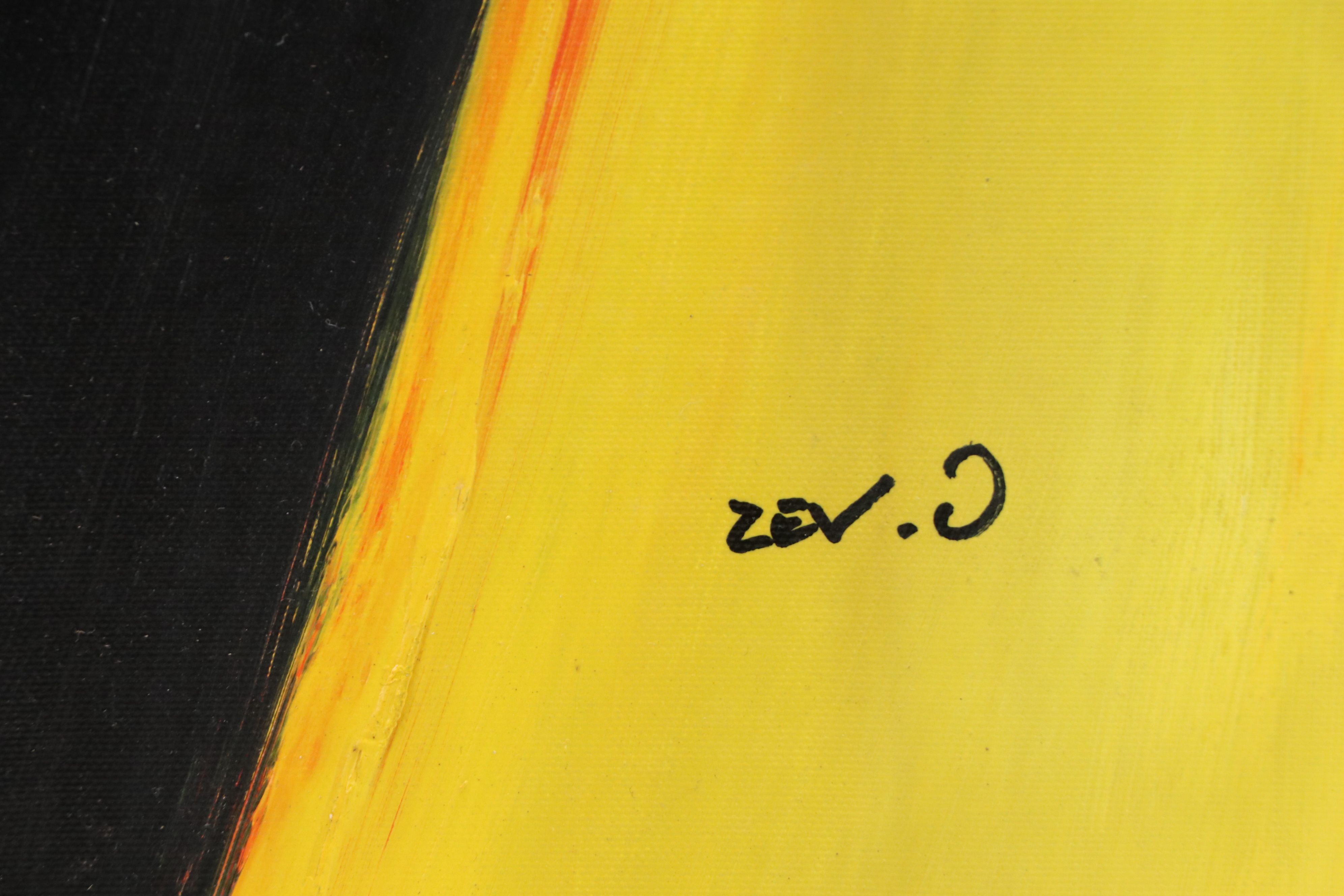 Abstract Acrylic Painting, Late 20th Century